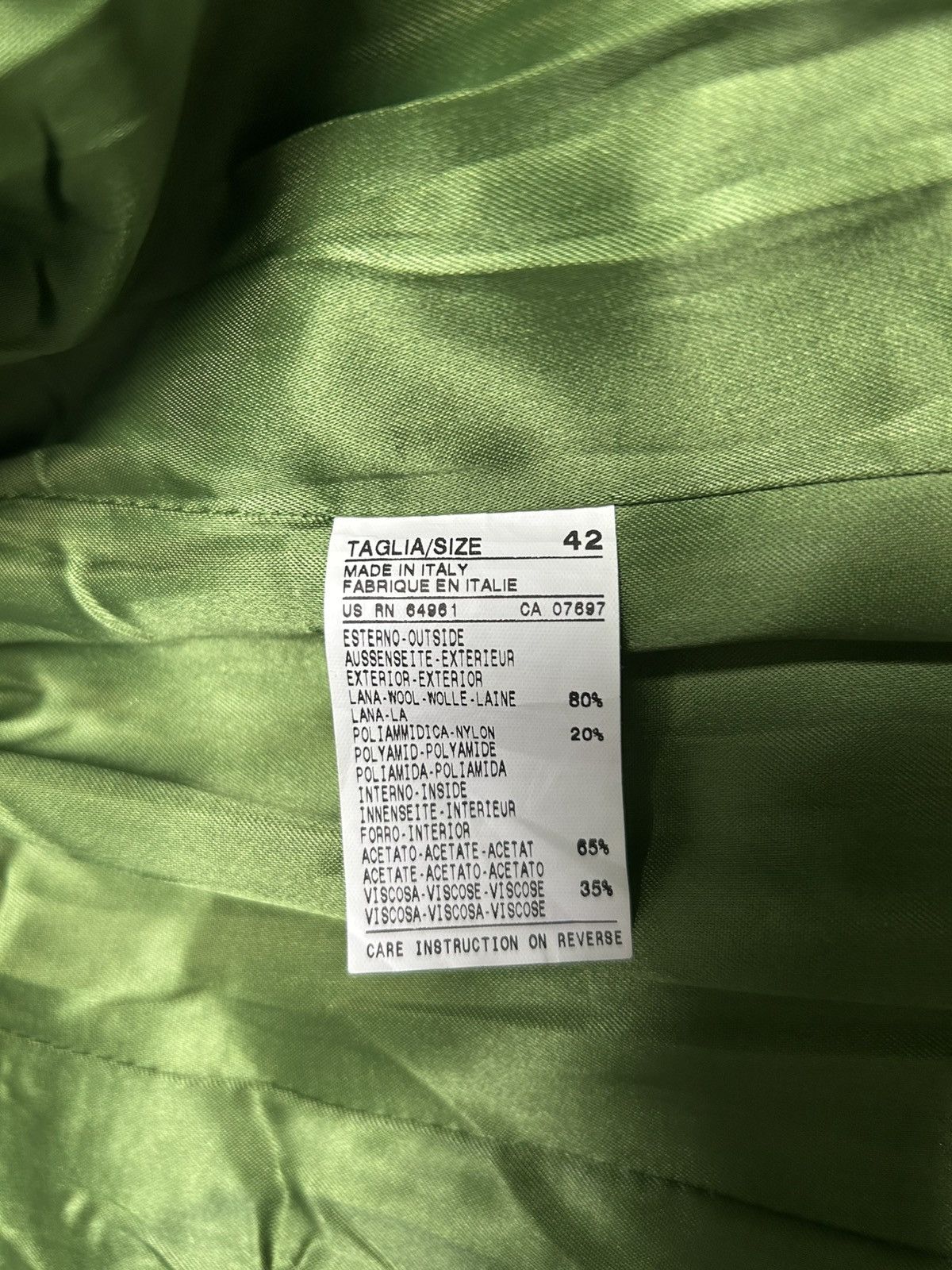 Benetton × Designer MADE IN ITALY OF BENETTON WOOL TRENCH COAT Size M / US 6-8 / IT 42-44 - 7 Thumbnail