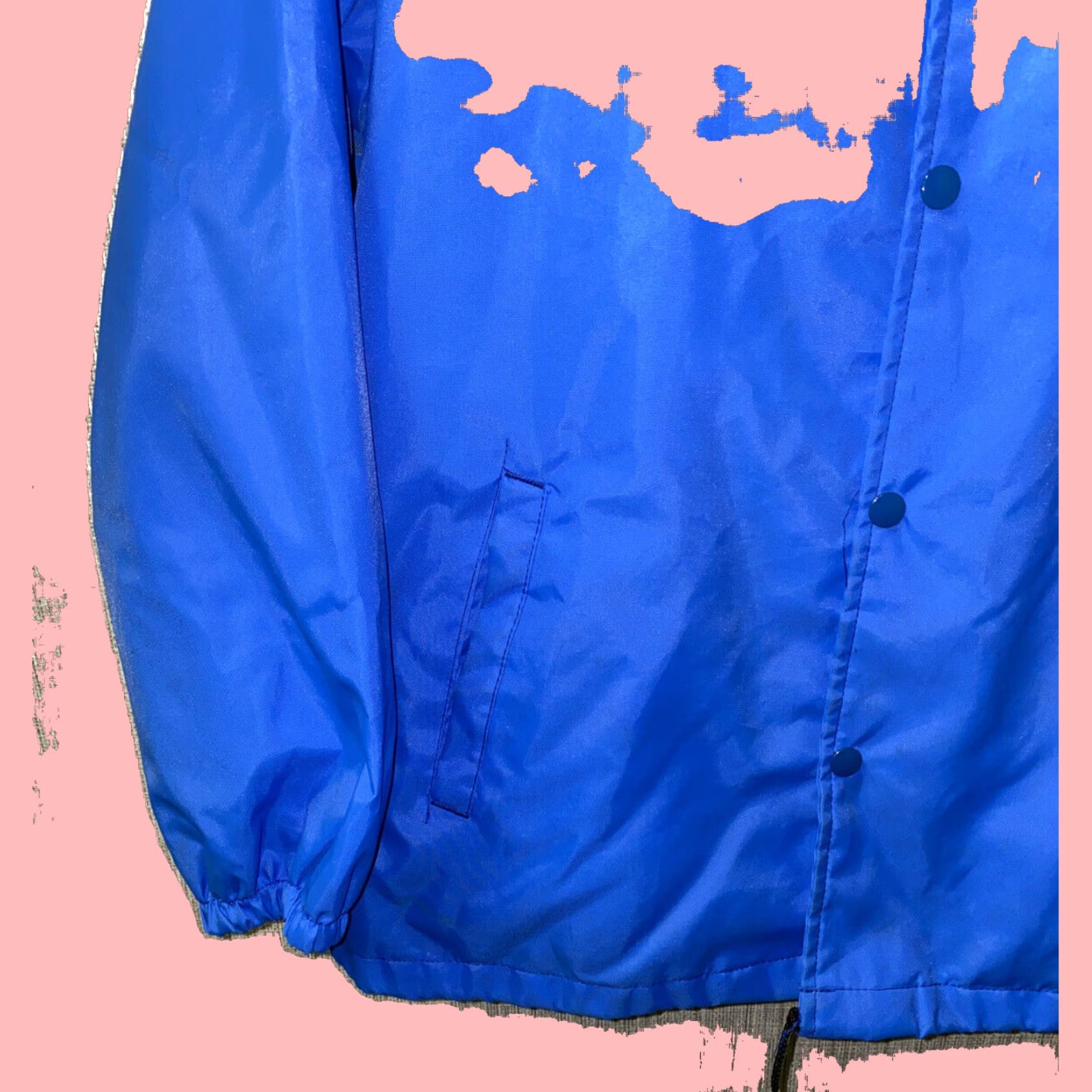 Vintage VINTAGE Eagle Blue Snap Button Camp Berachah Jacket Mens Large Size US L / EU 52-54 / 3 - 5 Thumbnail