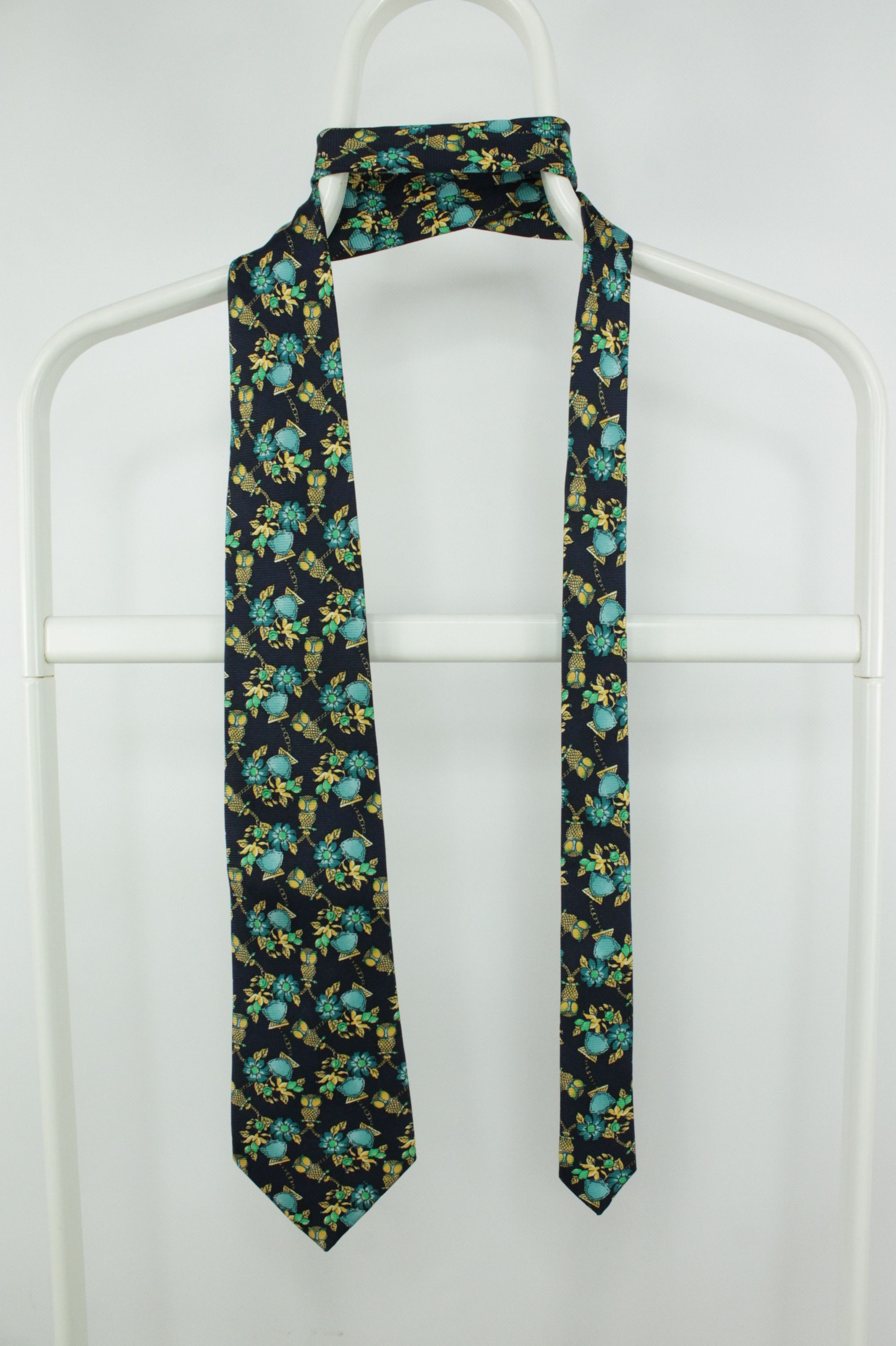 DAKS × Designer Vintage Daks London Beautiful Silk Tie Size ONE SIZE - 1 Thumbnail