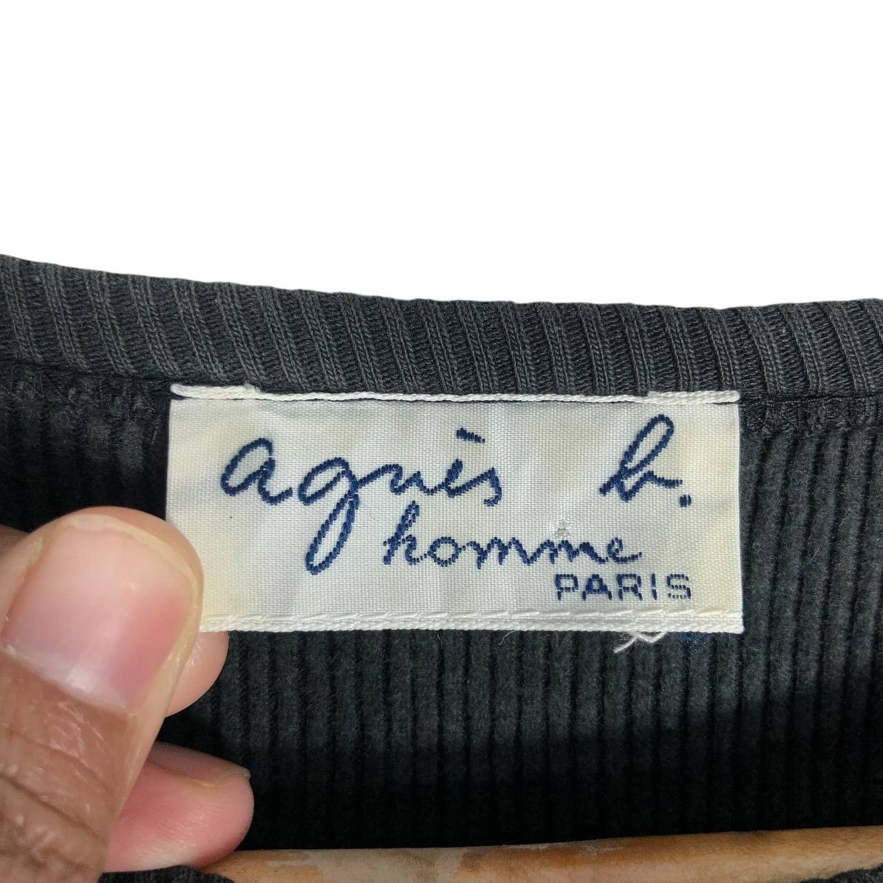 agnes b. Agnes B. Homme Paris Long Sleeve T-Shirt Size M / US 6-8 / IT 42-44 - 7 Thumbnail