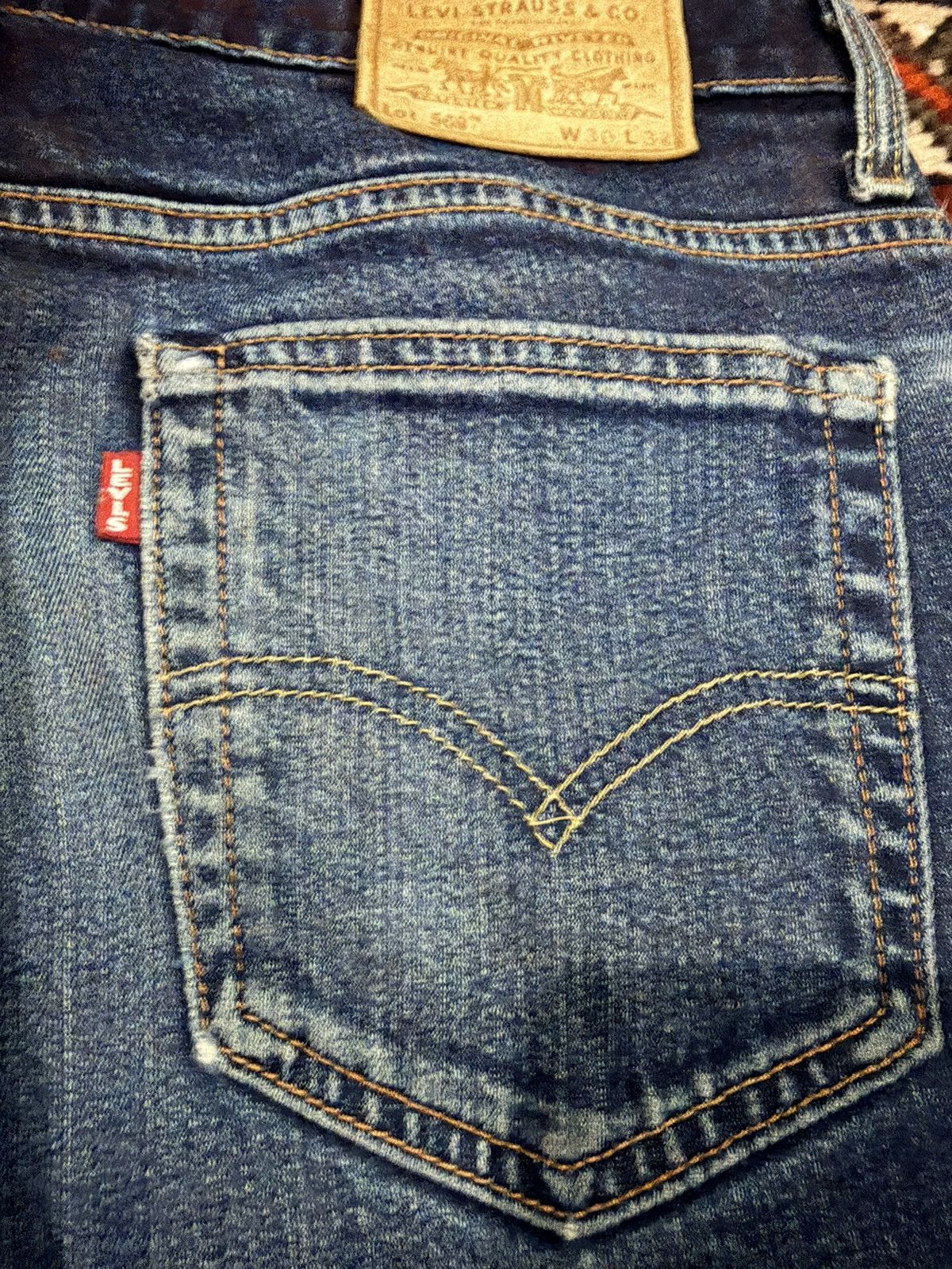 Levi's Levis Big E 569 Distressed Faded Grunge Rockers Denim Size US 32 / EU 48 - 5 Thumbnail
