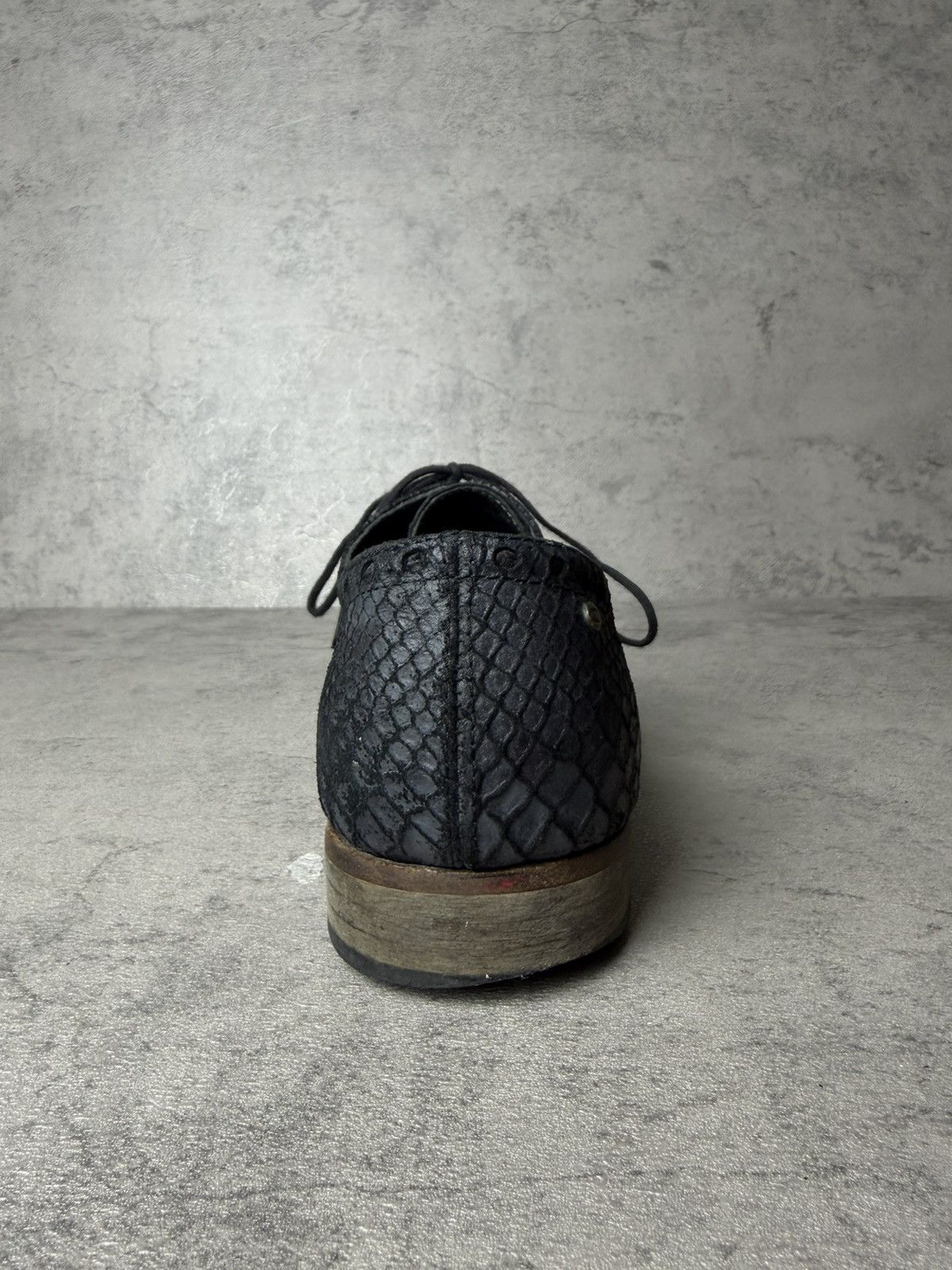 Just Cavalli JUST CAVALLI - SNAKESKIN OXFORD DERBYS Size US 8 / EU 41 - 4 Thumbnail