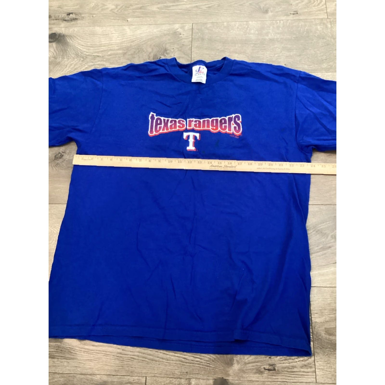 Logo Athletic VINTAGE Logo Athletic Texas Rangers Shirt XL Adult Short Sleeve Blue 90s 2001 Logo Tee T-Shirt Regular Fit Men Size US XL / EU 56 / 4 - 4 Thumbnail