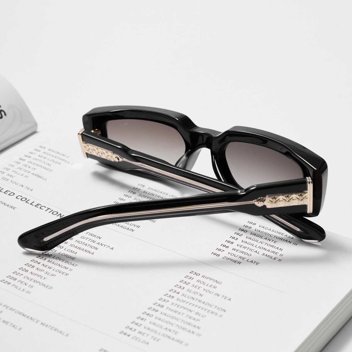 Chrome Hearts CHROME HEARTS ZELDA BLACK - 18K GOLD PLATED SUNGLASSES Size ONE SIZE - 7 Thumbnail