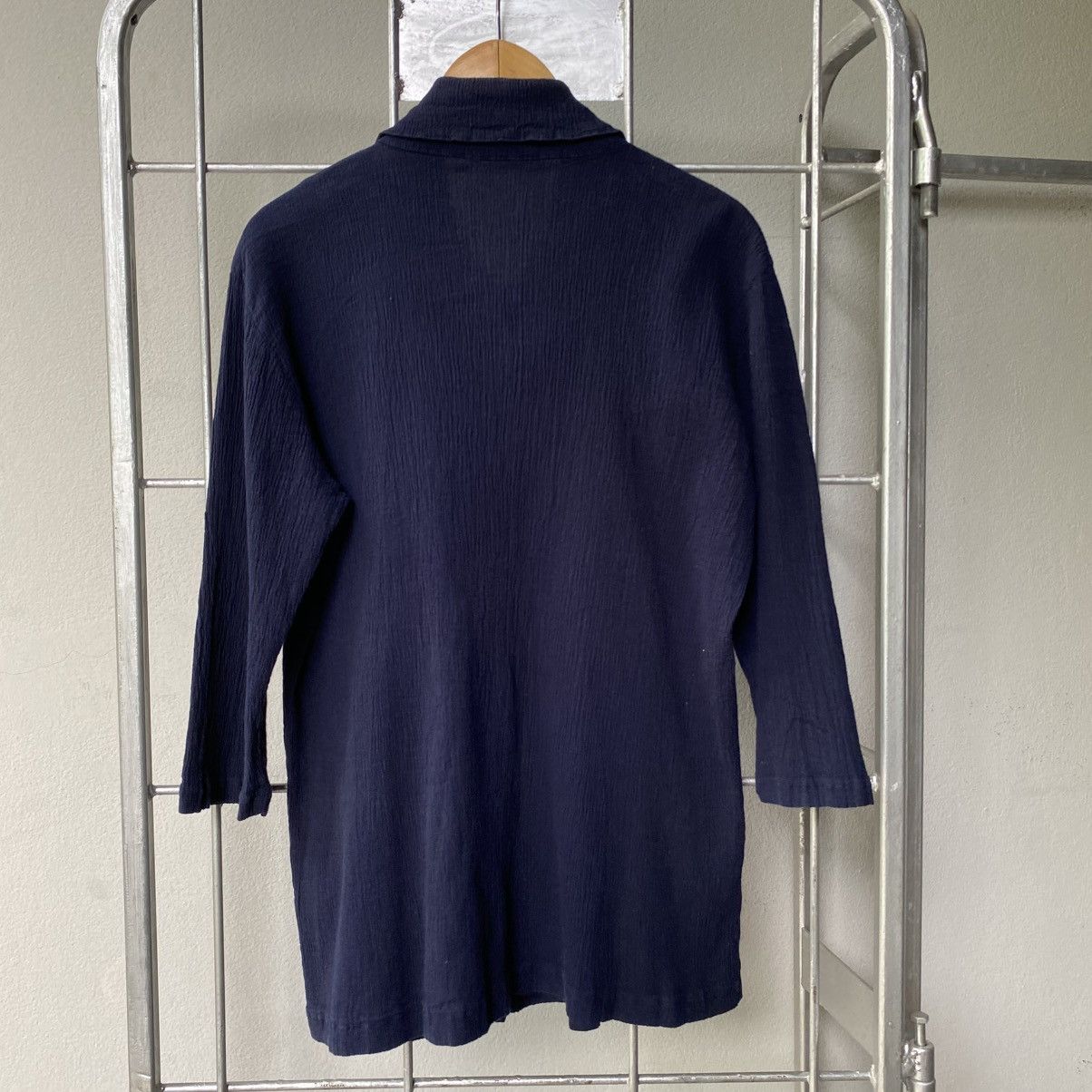 Tsumori Chisato Tsumori chisato Dark Blue Stretch Button-Up Shirt Size XS / US 0-2 / IT 36-38 - 5 Thumbnail