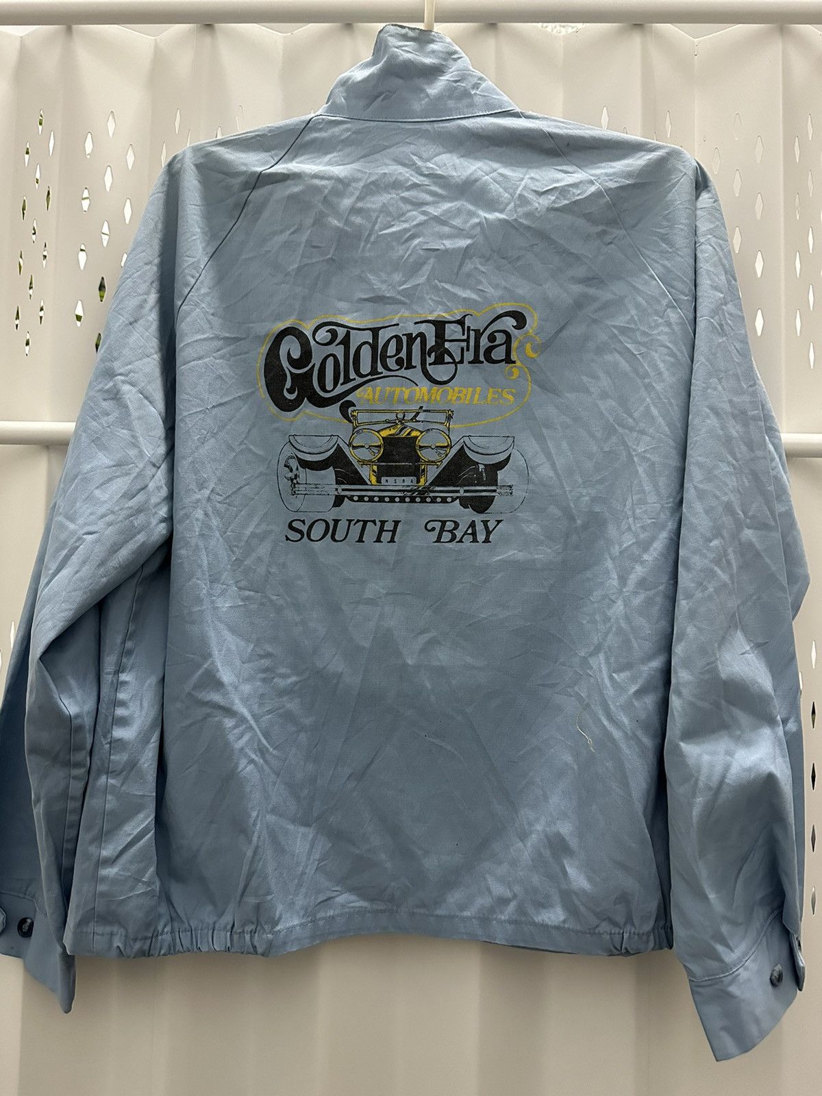 image of Talon x Vintage Golden Era Automobiles South Bay Jacket in Blue, Men's (Size Large)