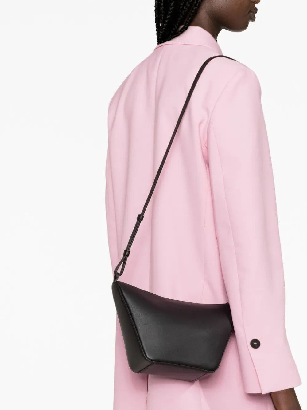 Loewe LOEWE Mini Hammock black leather hobo shoulder bag Size ONE SIZE - 3 Thumbnail