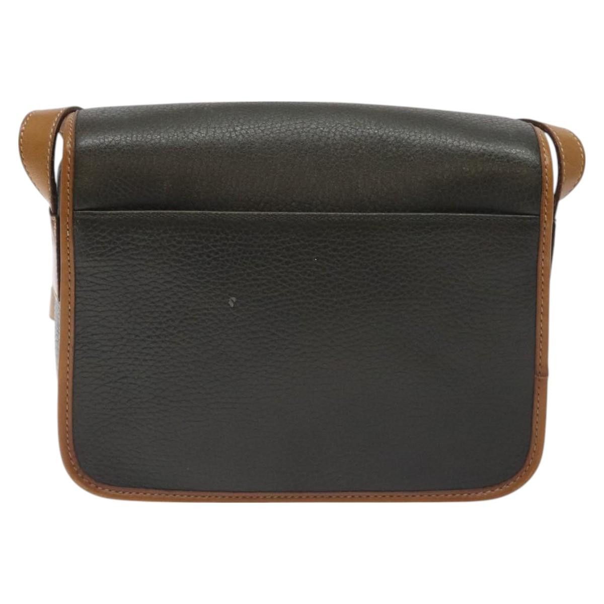 Celine CELINE Shoulder Bag Leather Khaki Gold Size ONE SIZE - 3 Thumbnail