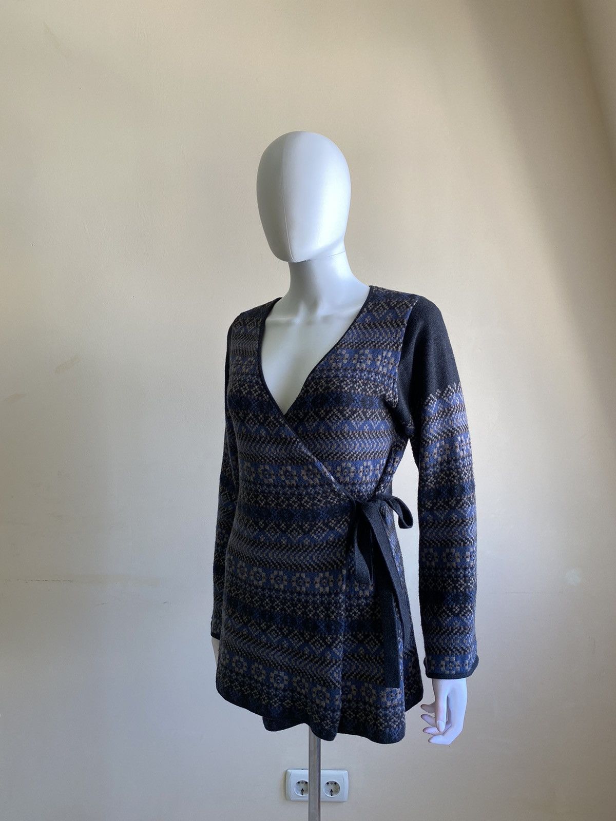 Gudrun Sjoden Gudrun Sjoden Womens Blue Knit Cardigan Size S Size S / US 4 / IT 40 - 6 Thumbnail