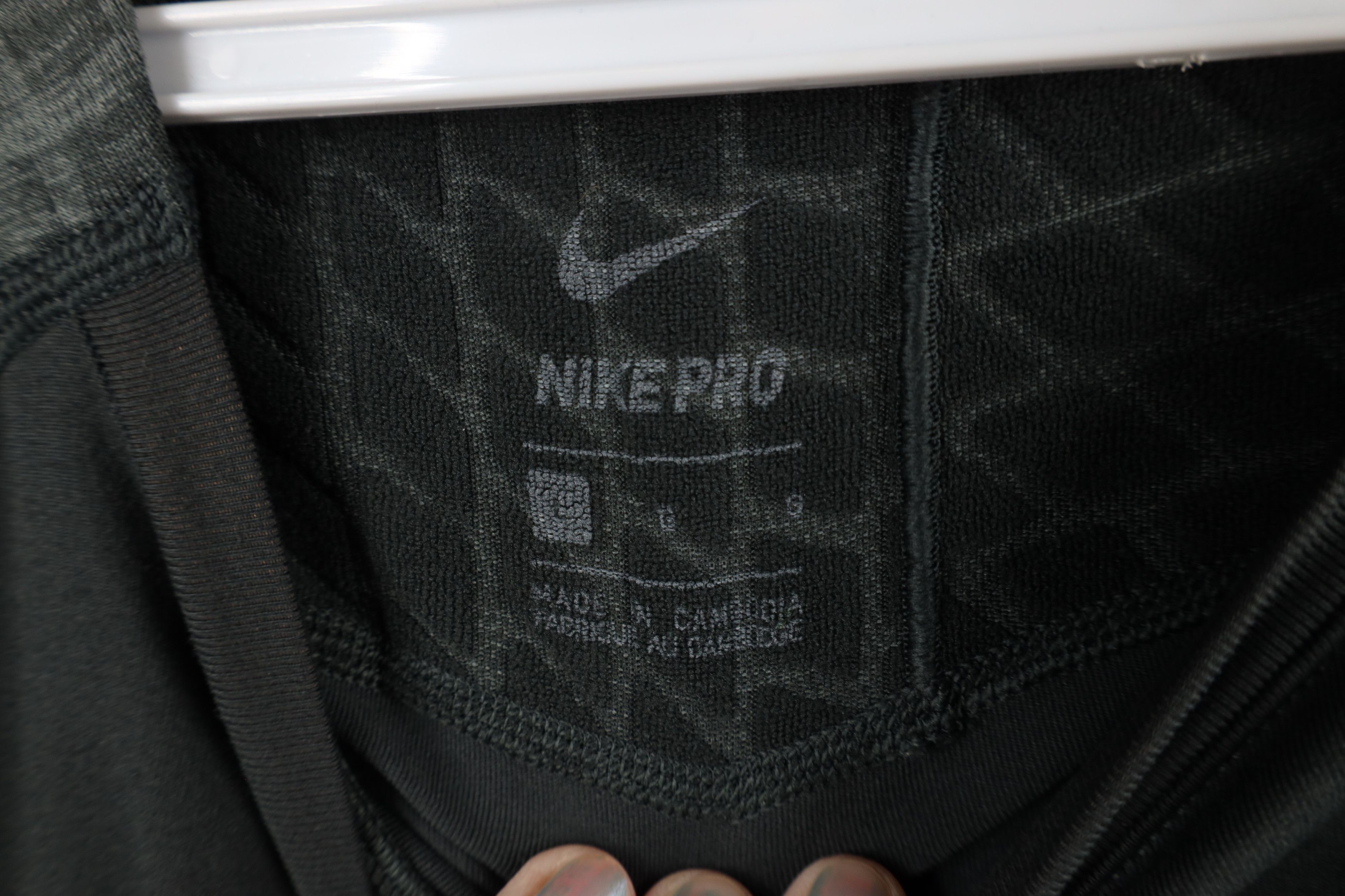 Nike × Vintage Nike Pro Fleece Lined Thermal Training Long Sleeve T-Shirt Size US L / EU 52-54 / 3 - 8 Thumbnail