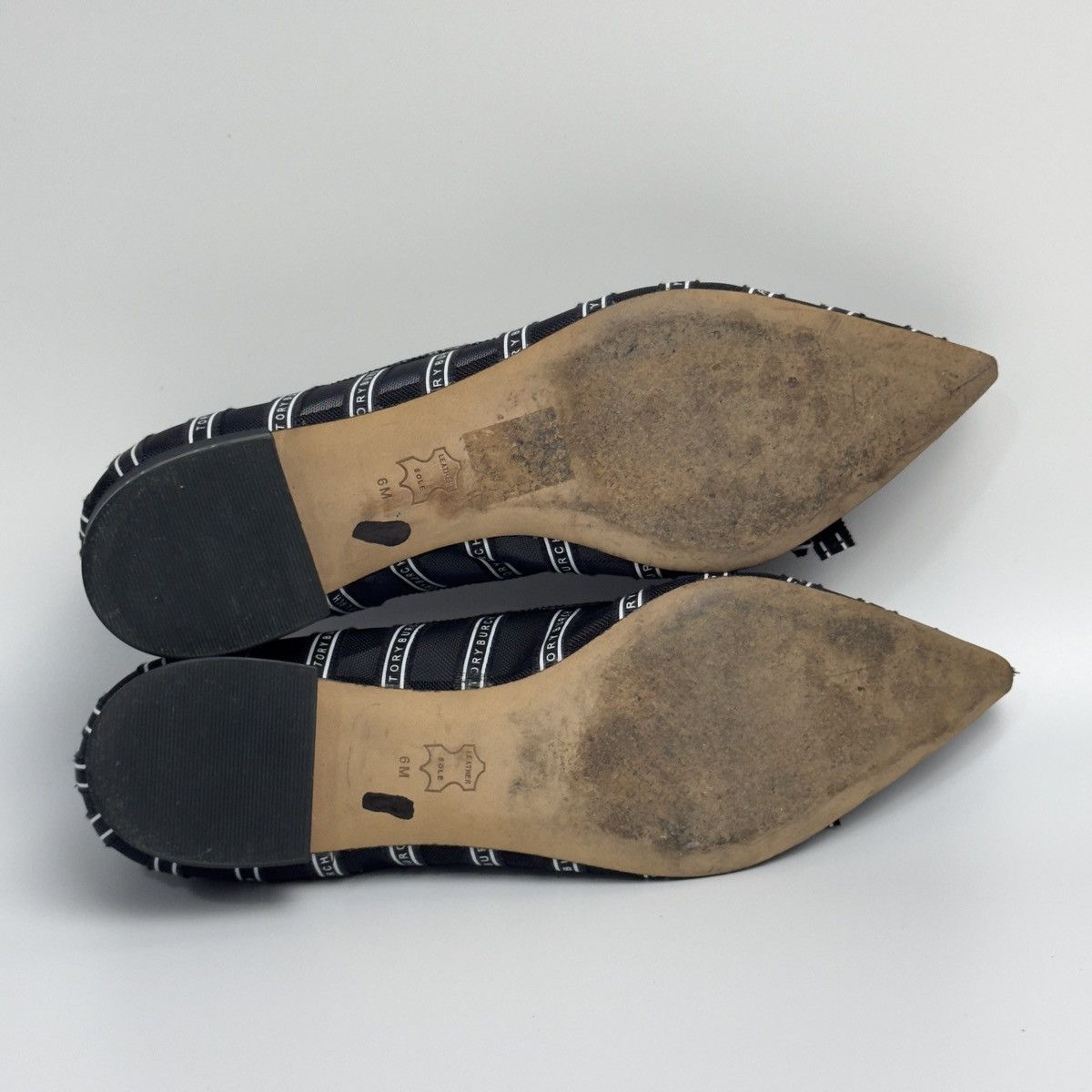 Tory Burch Tory Burch Penelope 20mm Mesh Flats Pointed Toe Logo🖤 Size US 6 / IT 36 - 16 Thumbnail
