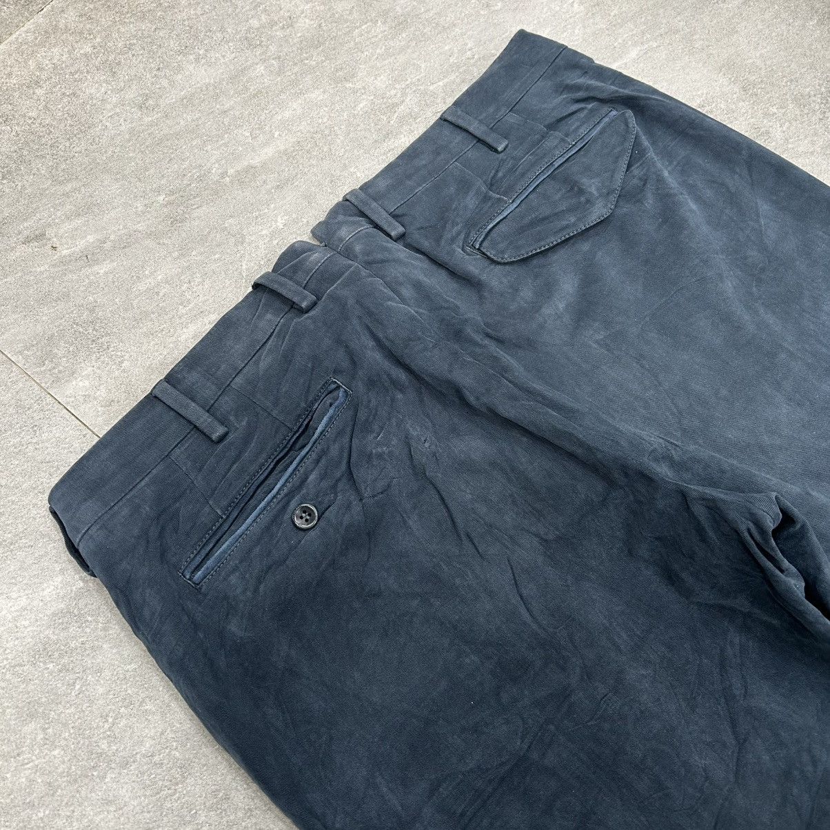 Loro Piana Vintage Loro Piana Chino Pants Cotton Blue Size US 36 / EU 52 - 15 Thumbnail