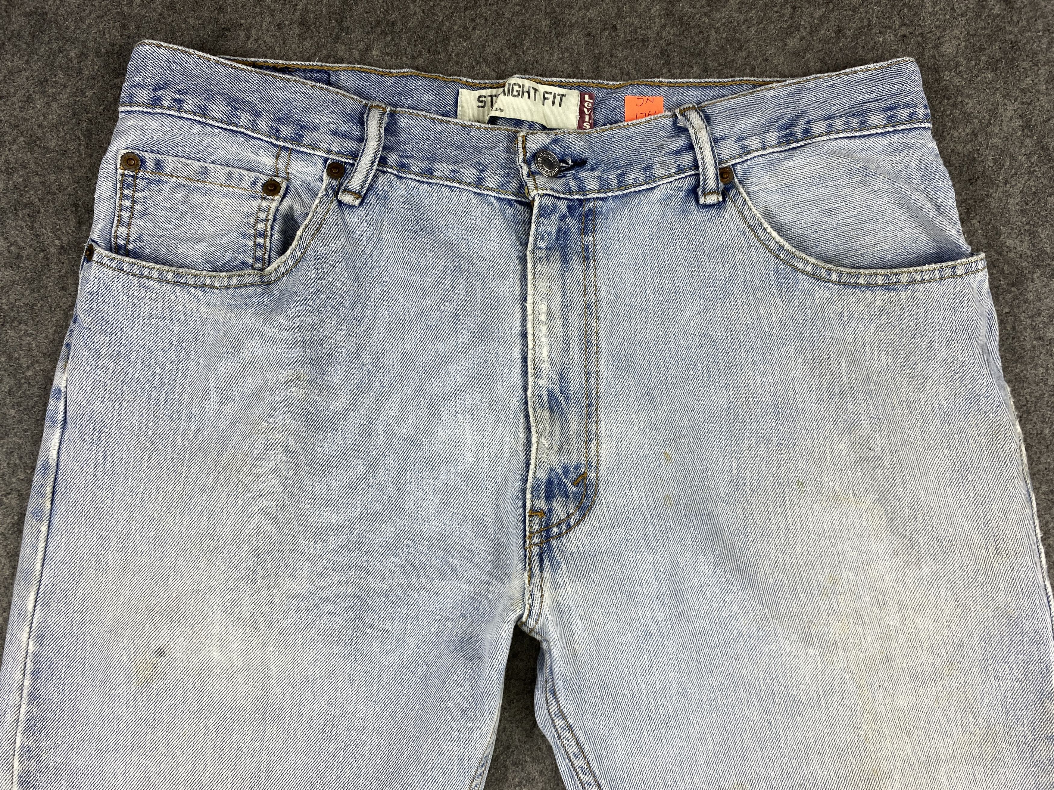 Levi's Light Blue Wash Vintage Levi's 505 35x29.5 Denim -JN1761 Size US 37 - 3 Thumbnail
