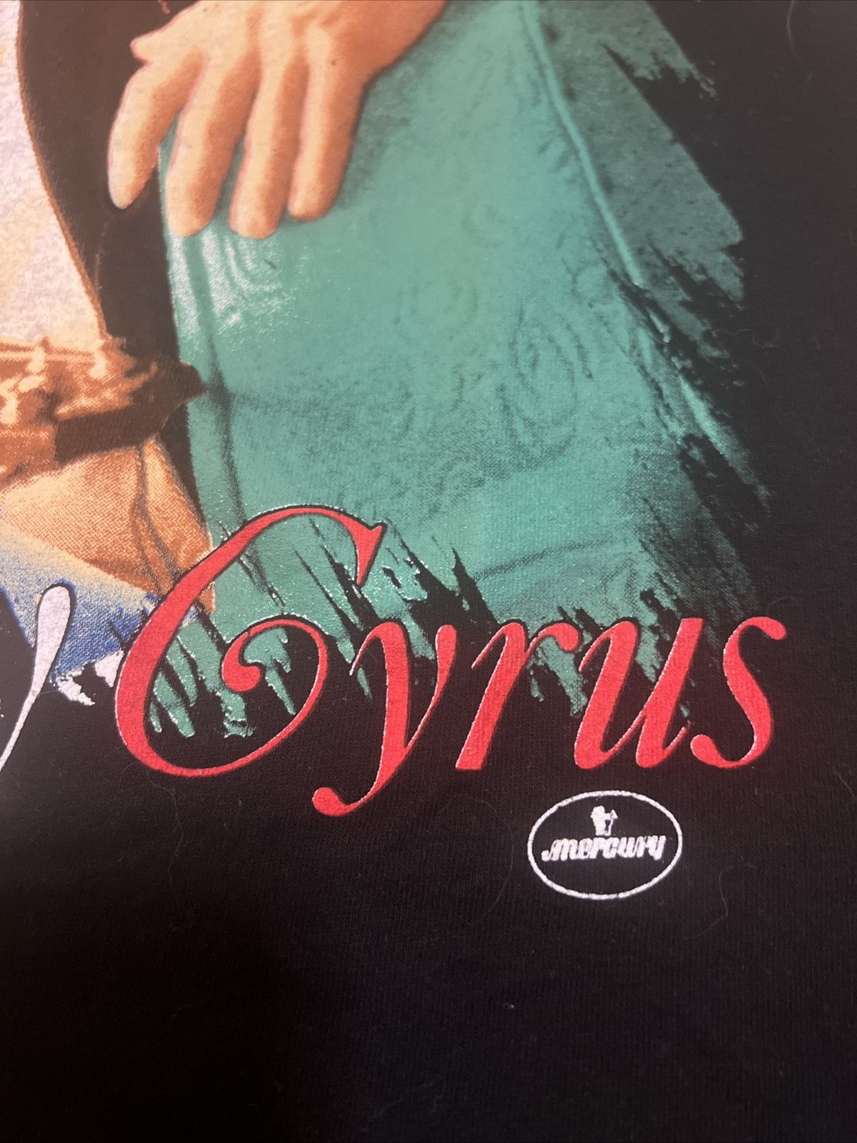 Vintage Billy Ray Cyrus 90s Graphic T-Shirt Size US M / EU 48-50 / 2 - 4 Thumbnail