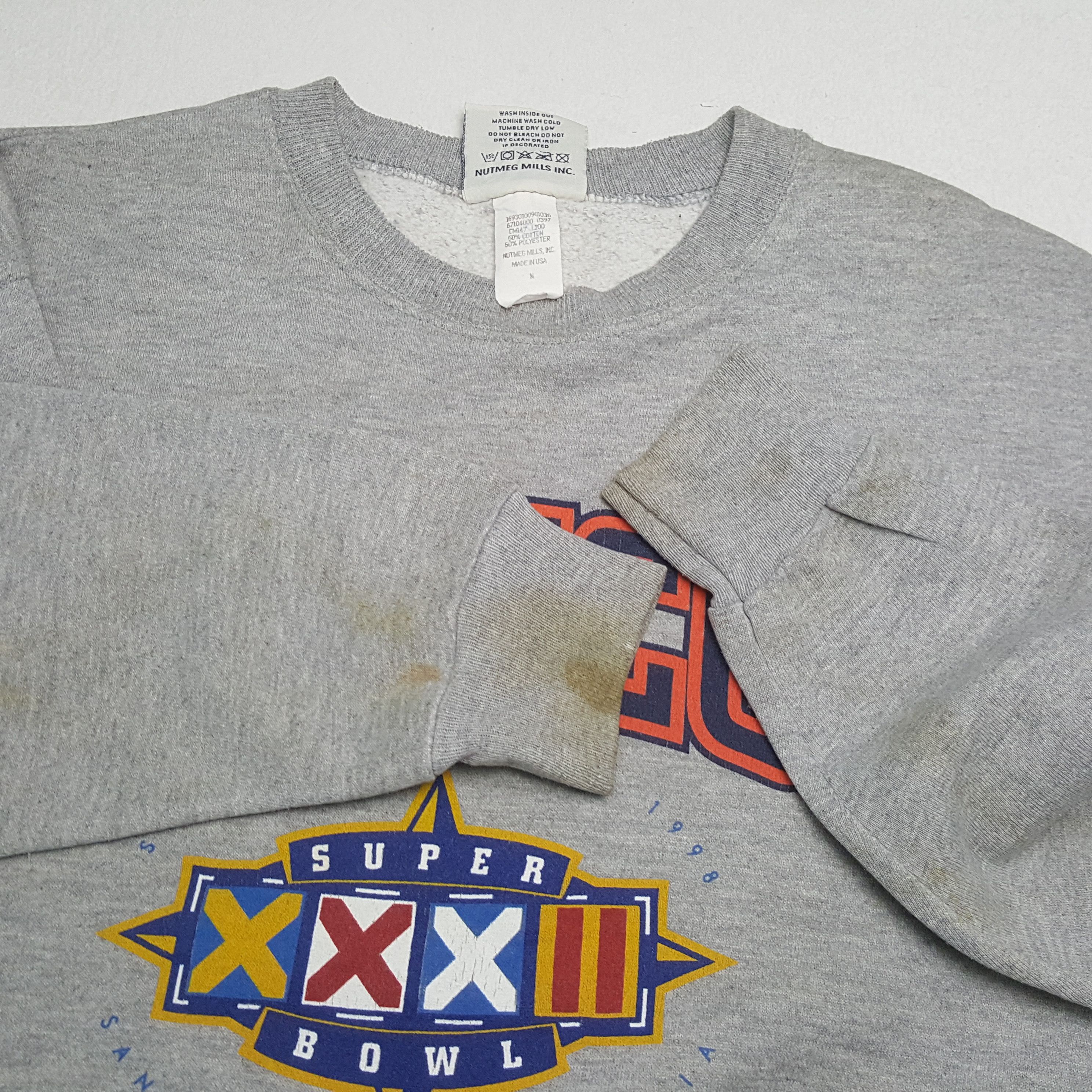 Lee × NFL × Vintage BRONCOS NFL American Football Team LEE Sweatshirt Size US L / EU 52-54 / 3 - 8 Thumbnail