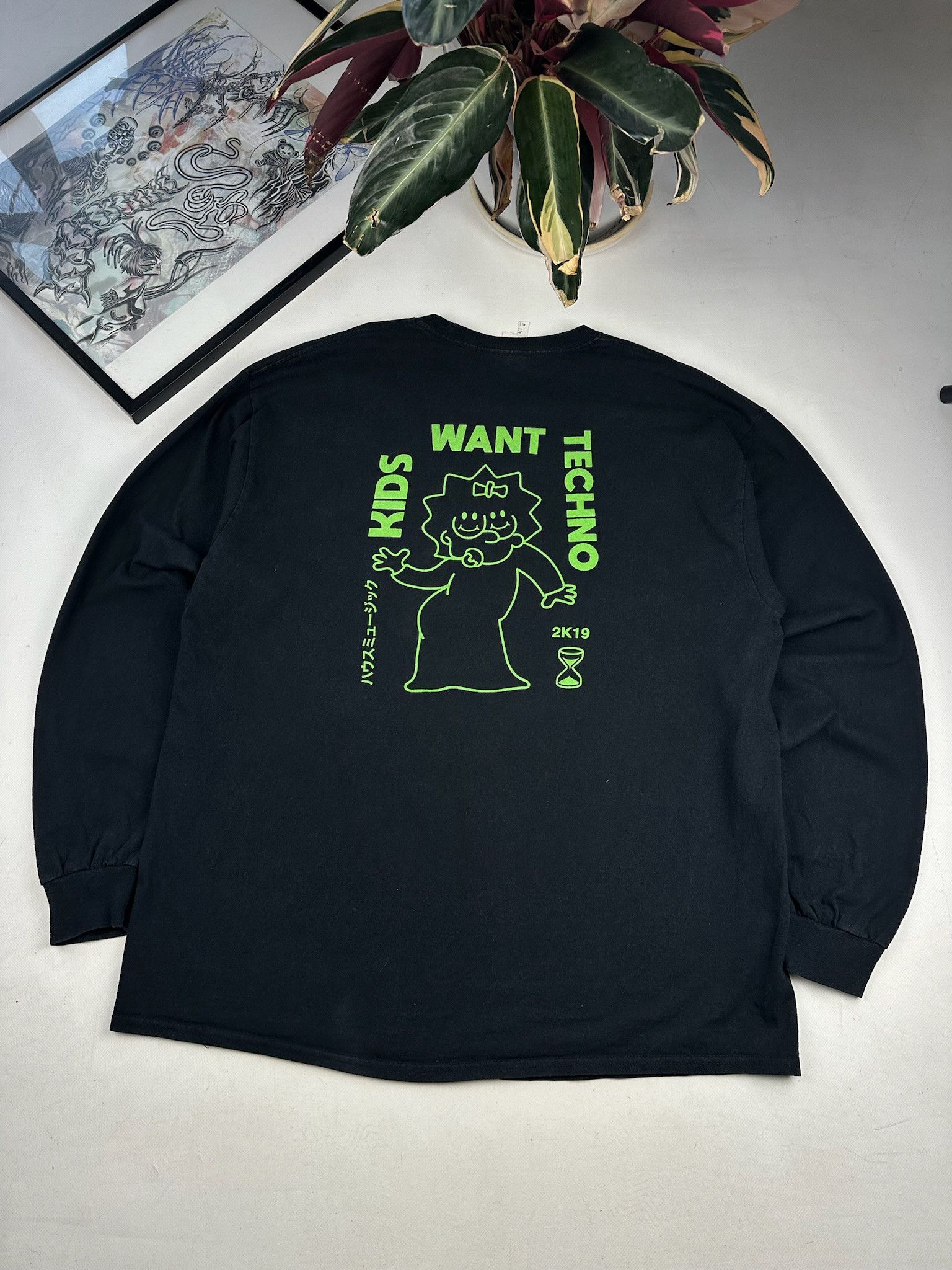 Band Tees Vintage Rave Techno Dj Longsleeve Shirt Size US XL / EU 56 / 4 - 1 Thumbnail