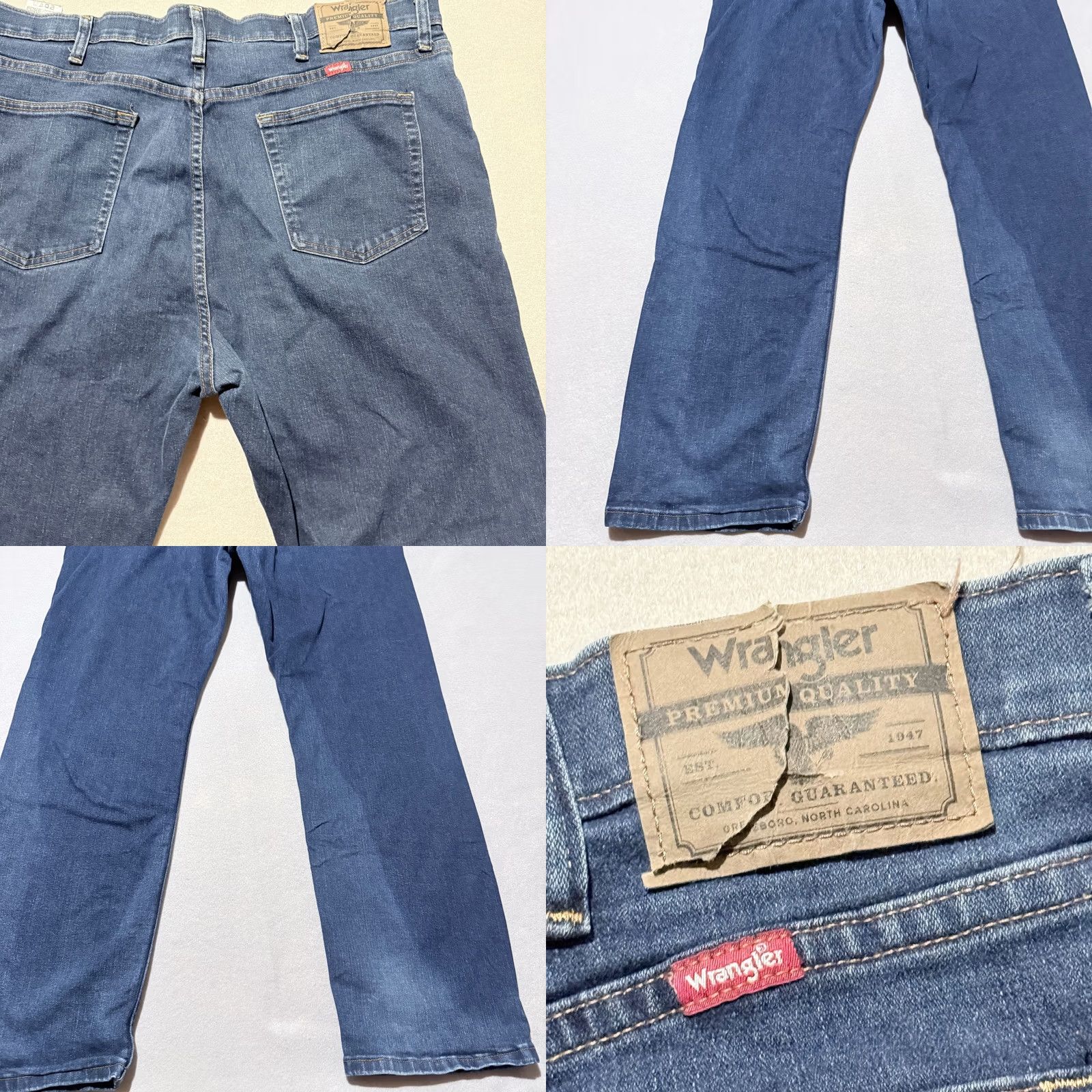 Wrangler Wrangler Authentics Performance Series Denim Jeans Men's Light Stonewash 40x32 Size US 40 / EU 56 - 8 Thumbnail