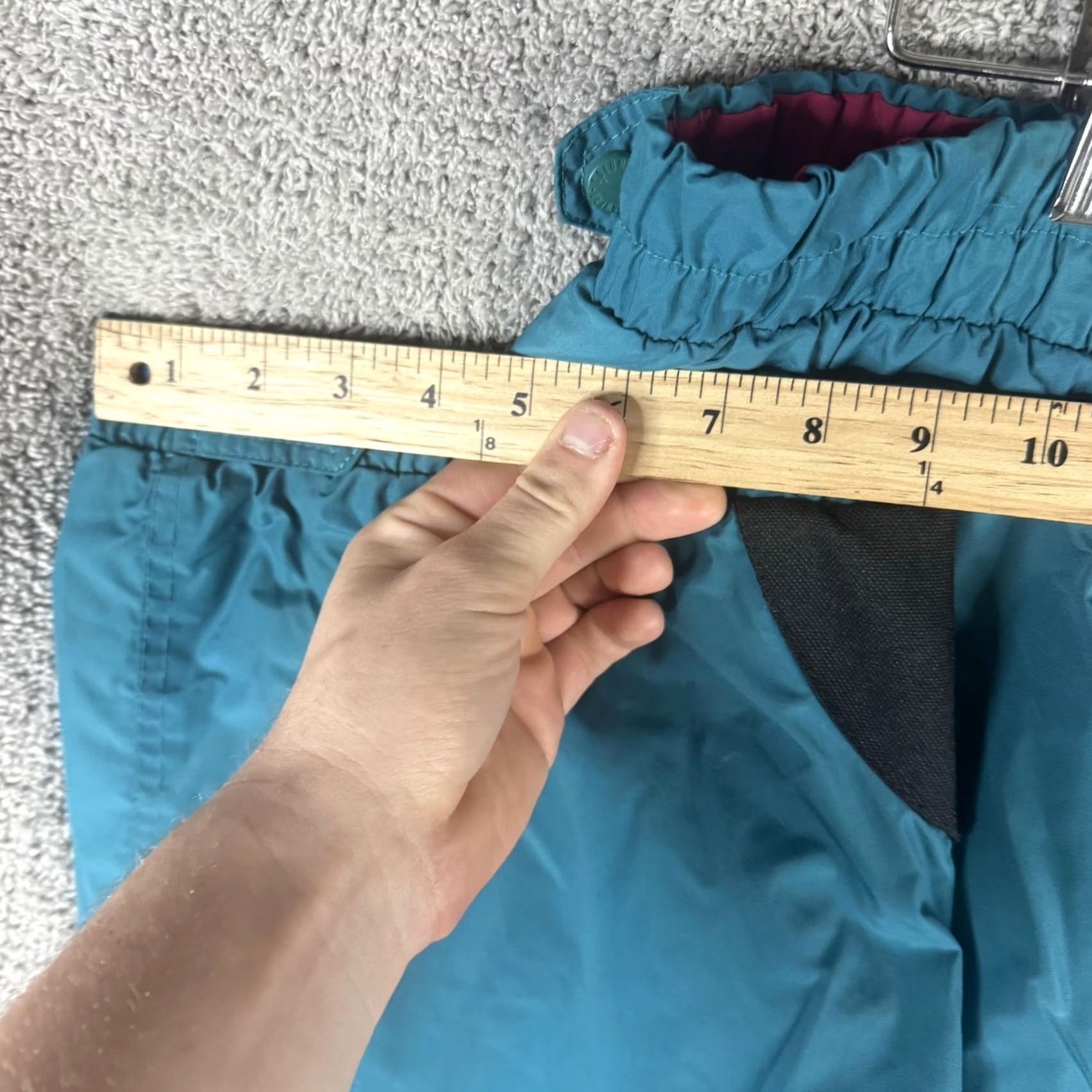 Vintage Columbia Snow Pants Mens XL Blue Insulated Ski Elastic Waist Nylon Winter Pants Size US 36 / EU 52 - 6 Thumbnail