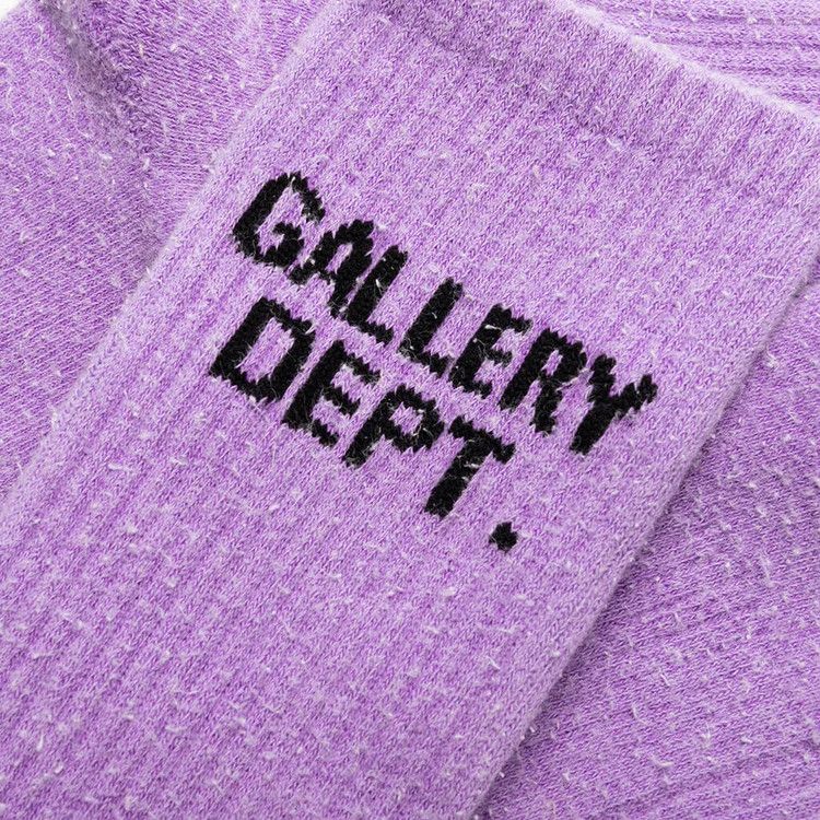 Gallery Dept. o1mle0725 Size: OS / Clean Socks in Flo Purple Size ONE SIZE - 2 Thumbnail