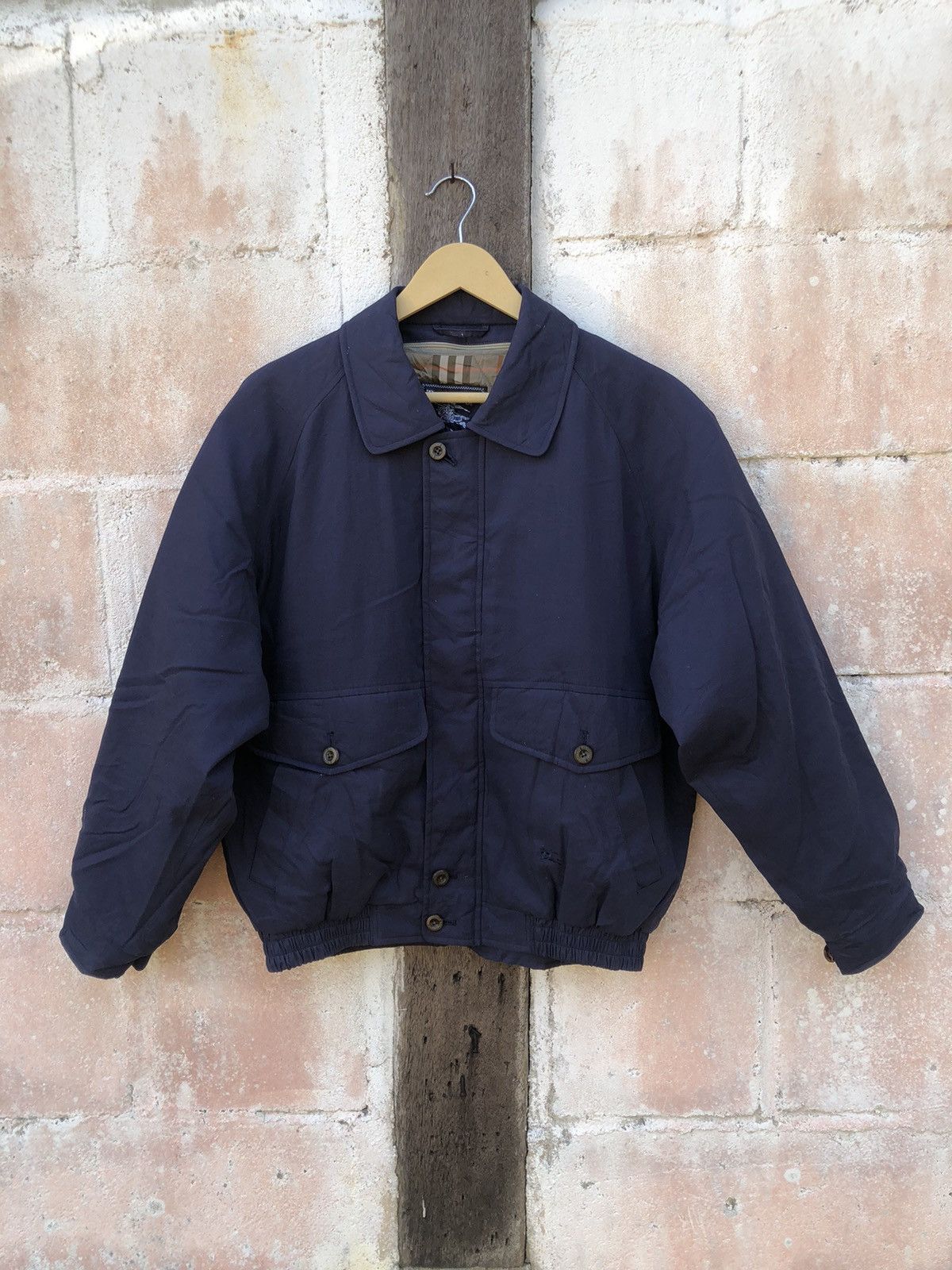 Burberry Burberry London Bomber Jacket Blue Size US M / EU 48-50 / 2 - 3 Thumbnail