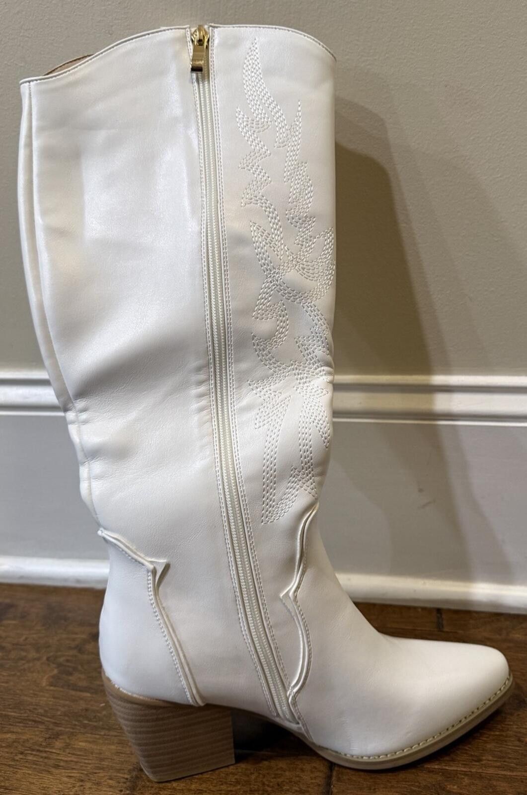 Other DREAM PAIRS Dallas Embroidered Western Cowboy Knee High Boot Size US 7.5 / IT 37.5 - 1 Thumbnail