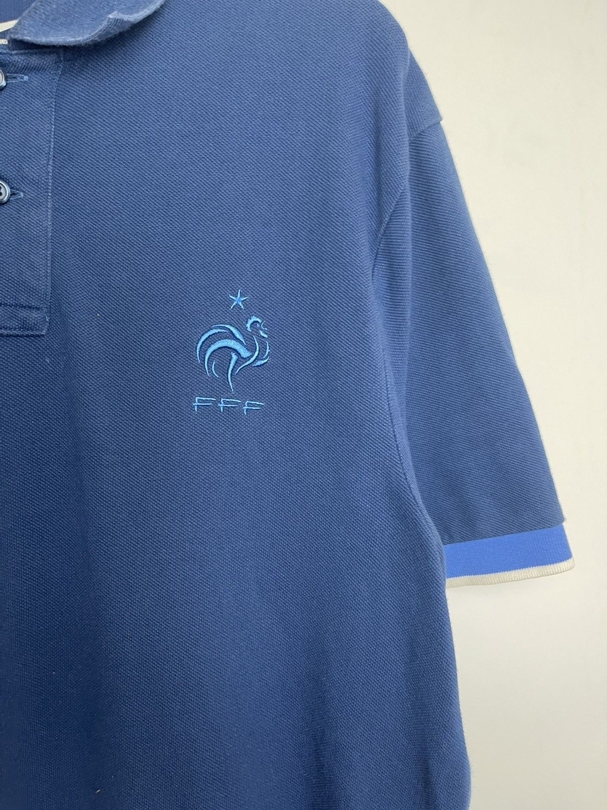 Nike Vintage Nike FFF Polo shirt Rooster 2014 Football Soccer Size US L / EU 52-54 / 3 - 3 Thumbnail