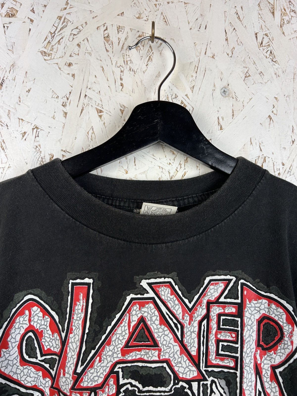 Band Tees 90s Vintage Slayer Goat Art Crazy Design Rare Long Sleeve Size US XL / EU 56 / 4 - 6 Thumbnail