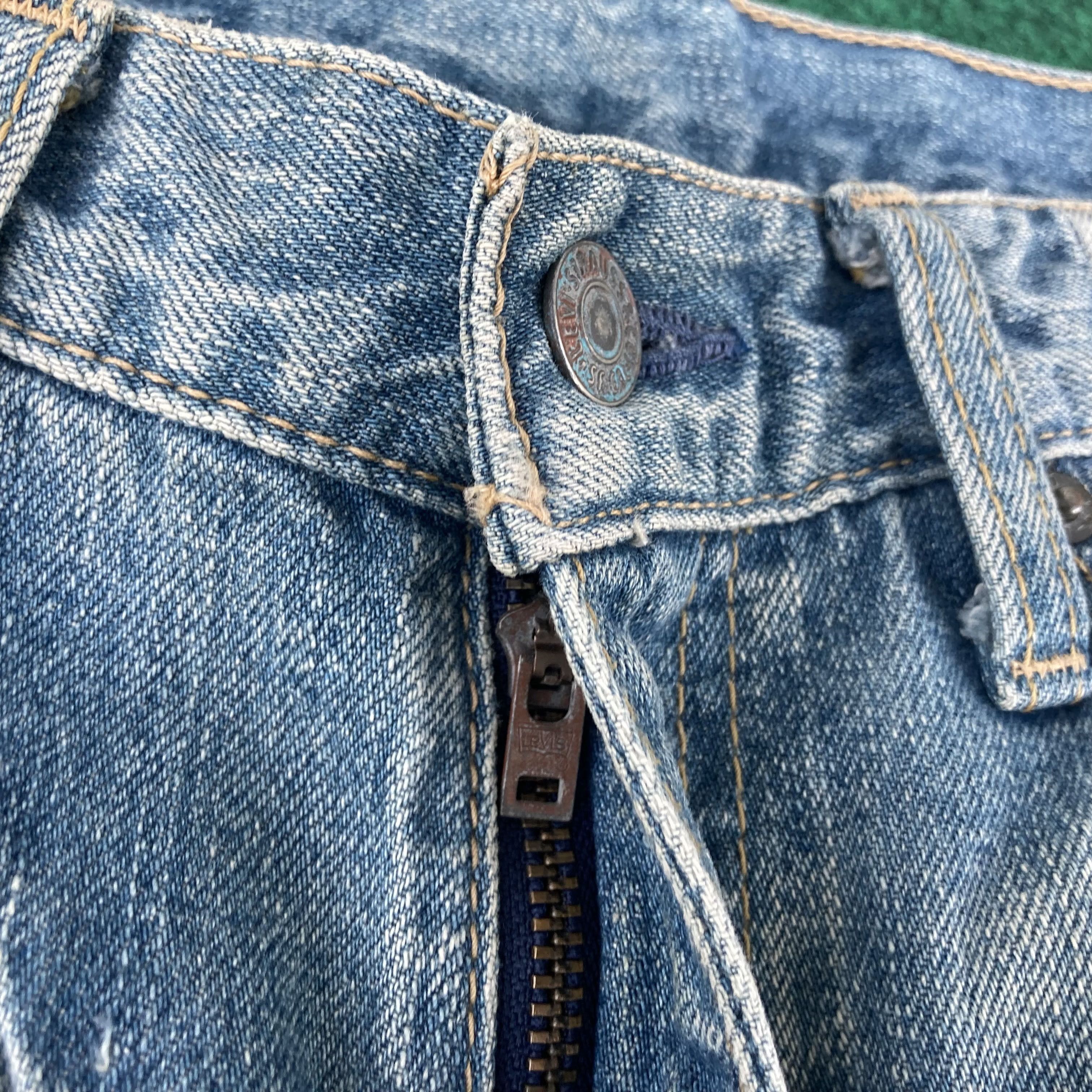 Levi's × Vintage Vtg Levis 517 Ripped Denim Bootcut Flared Sz 29 Jeans Size US 29 - 5 Thumbnail