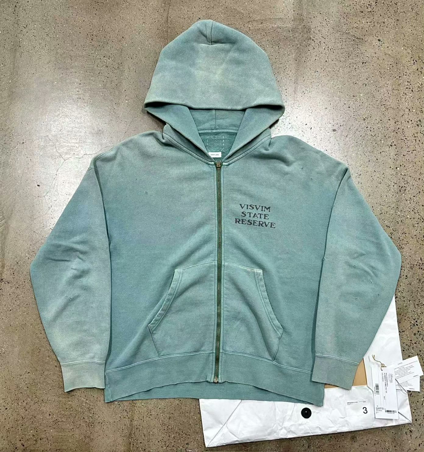 Visvim Visvim 24aw Jumbo SB Hoodie F.Z. Crash size3 | Grailed