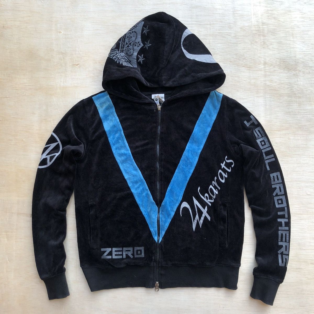 Japanese Brand 24 KARATS J SOUL BROTHERS ZERO ZIP HOODIE Size M / US 6-8 / IT 42-44 - 1 Thumbnail