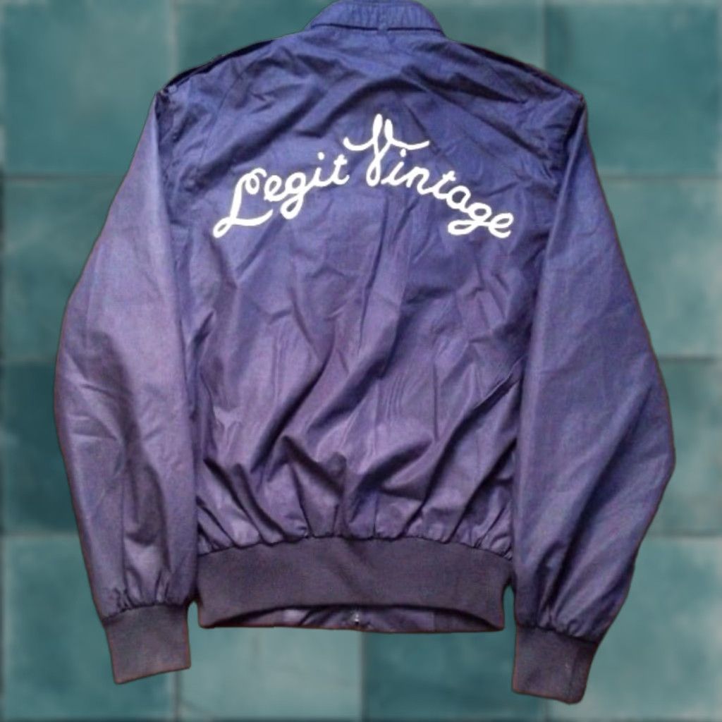 Members Only VINTAGE Members Only Jacket Mens 80s Biker Purple 36 Front Pockets Full Zip 24.5" Long 25" Across 26.5" Arms Size US XXS / EU 40 - 1 Thumbnail