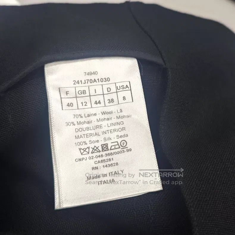 Dior Dior Black wool Mahai wool skirt Size 26" / US 2 / IT 38 - 6 Thumbnail