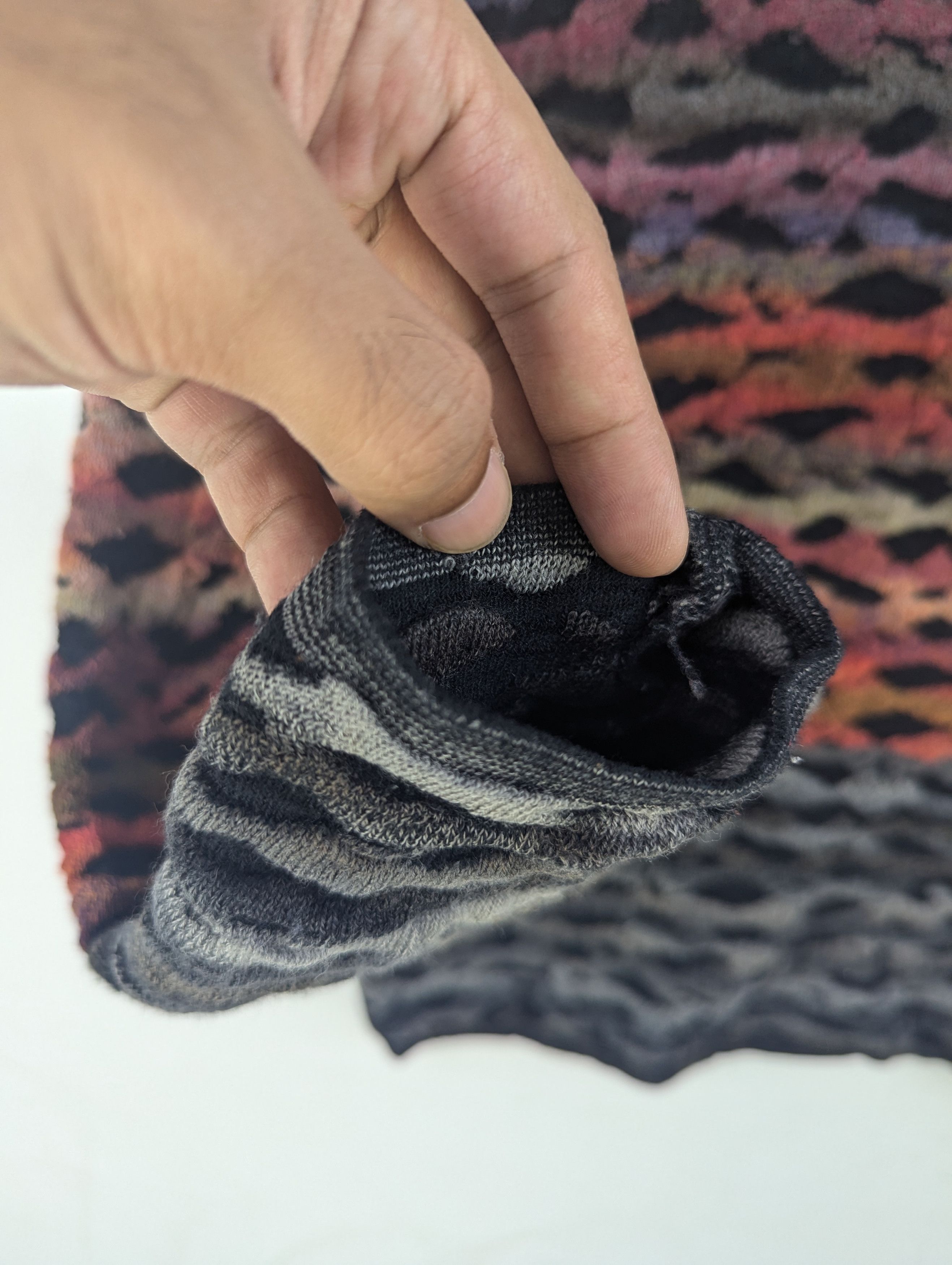 Aran Isles Knitwear × Japanese Brand × Vintage Vintage Coogi Style Wool Knit Sweater Cropped Distressed Size S / US 4 / IT 40 - 5 Thumbnail