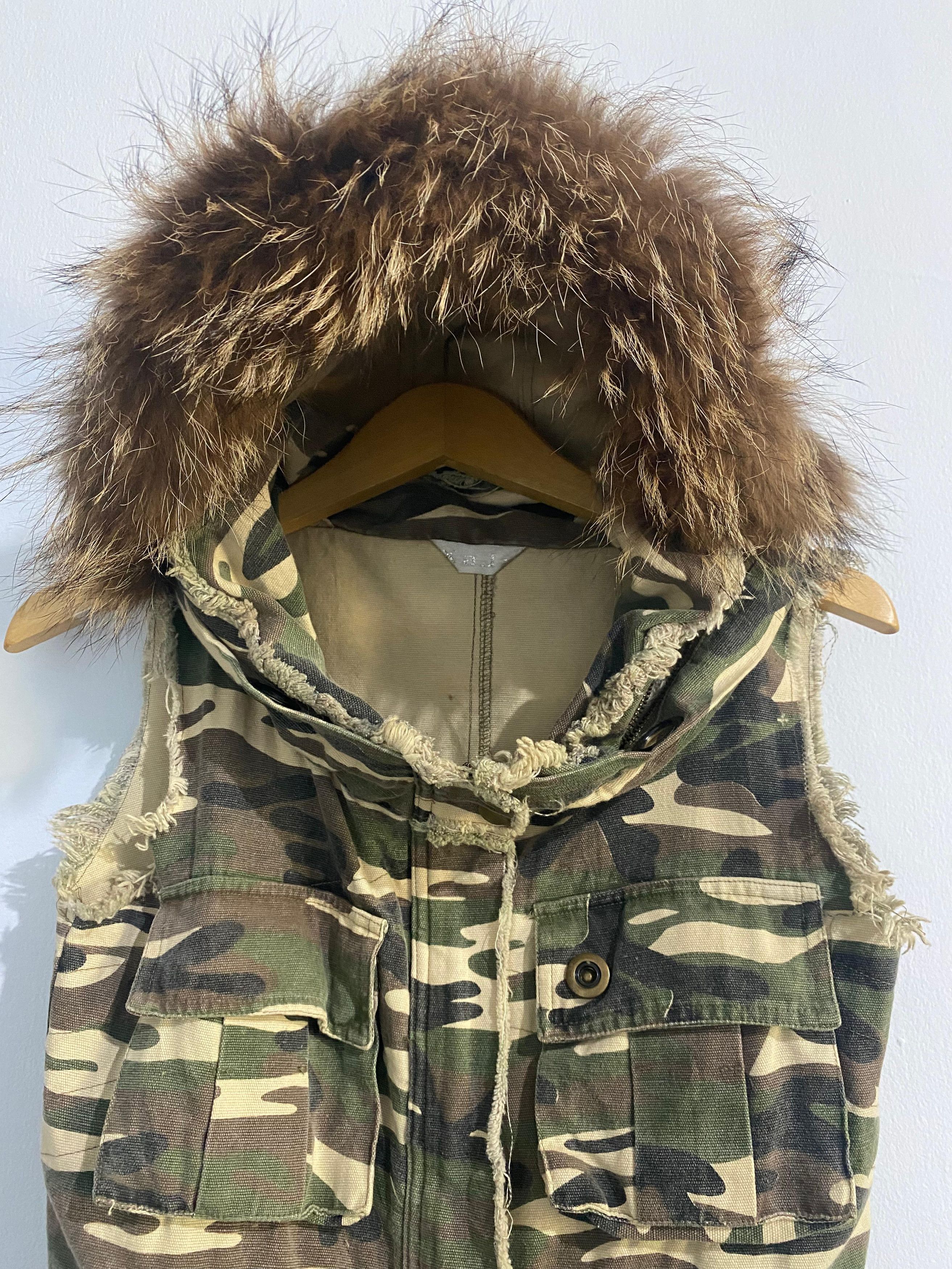 Hysteric Glamour Y2K Fur Vest Army Bono Jacket Size S / US 4 / IT 40 - 2 Thumbnail