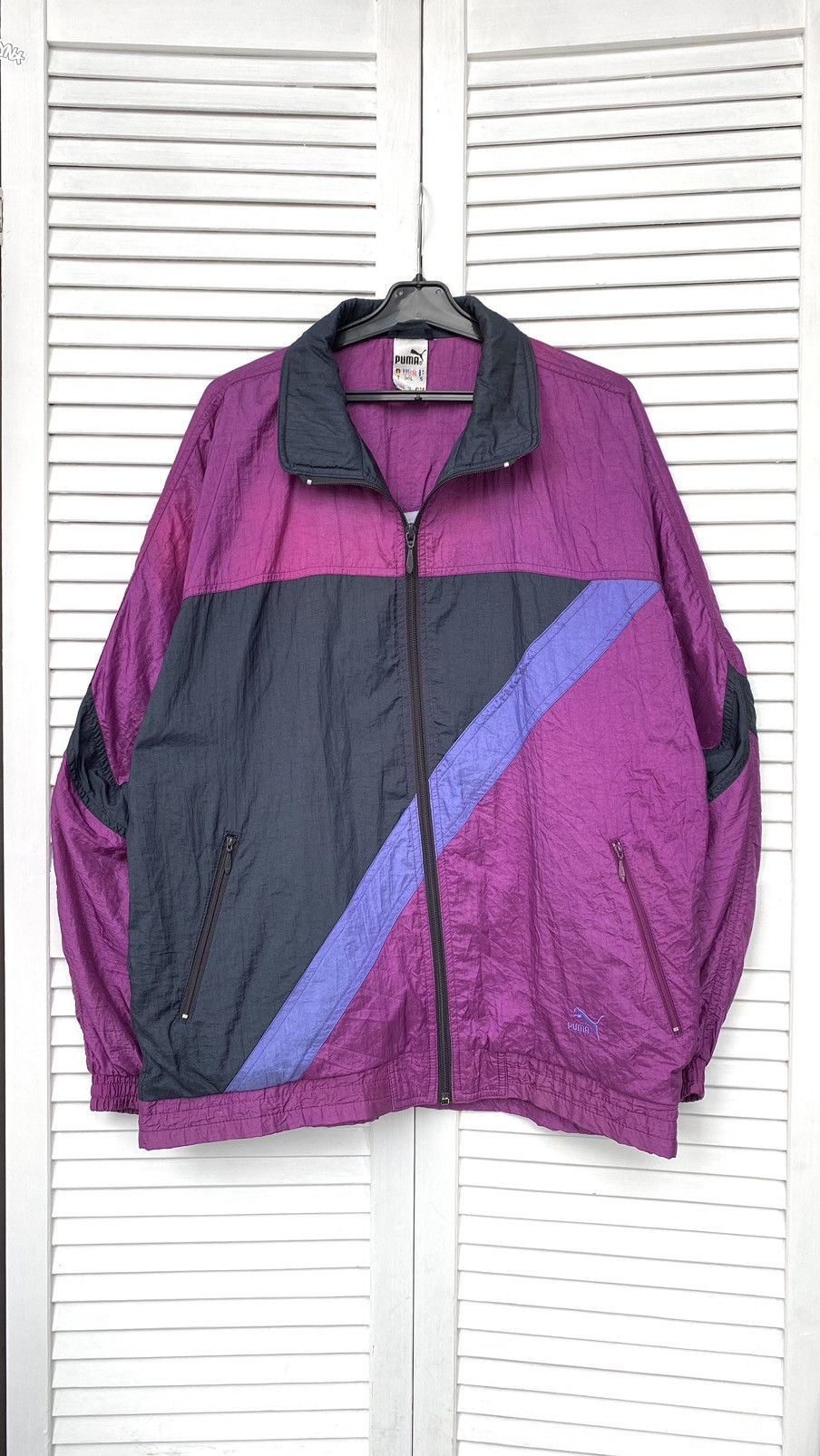 Puma × Vintage Vintage Puma Track Retro Jacket 90s 80s Size US L / EU 52-54 / 3 - 9 Thumbnail