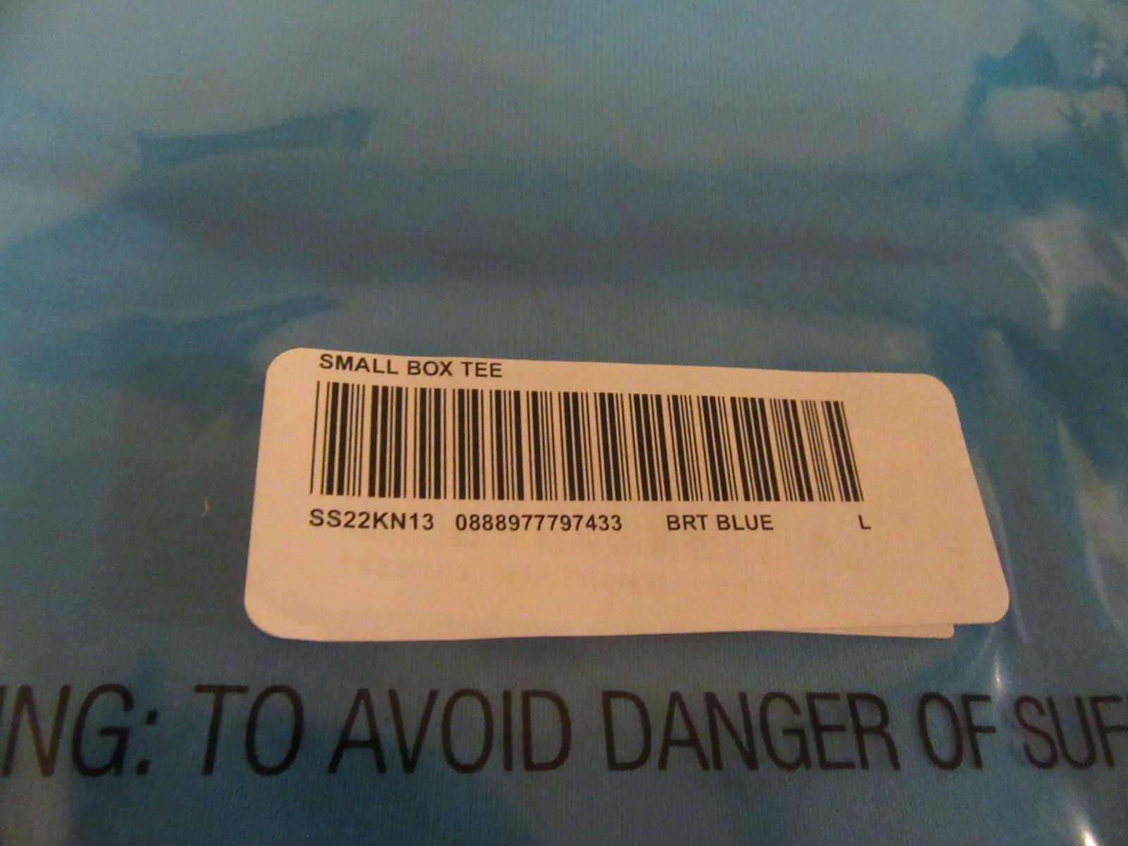 Supreme Supreme Small Box Tee T-Shirt Size Large Bright Blue SS22 Size US L / EU 52-54 / 3 - 7 Thumbnail