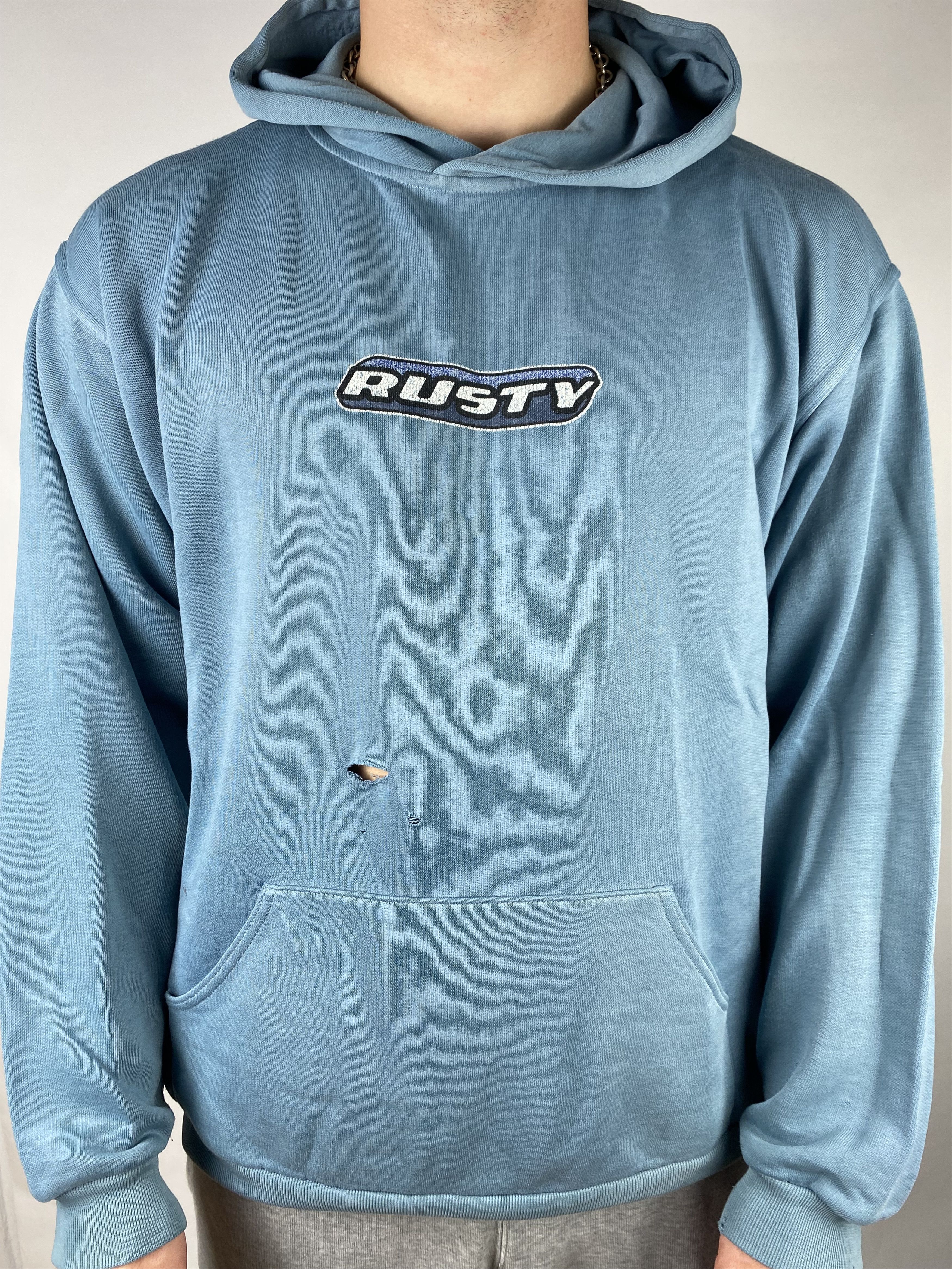 Rusty × Vintage Vintage 90’s Rusty Skate Surf Zip Up Hoodie distressed Size US S / EU 44-46 / 1 - 5 Thumbnail