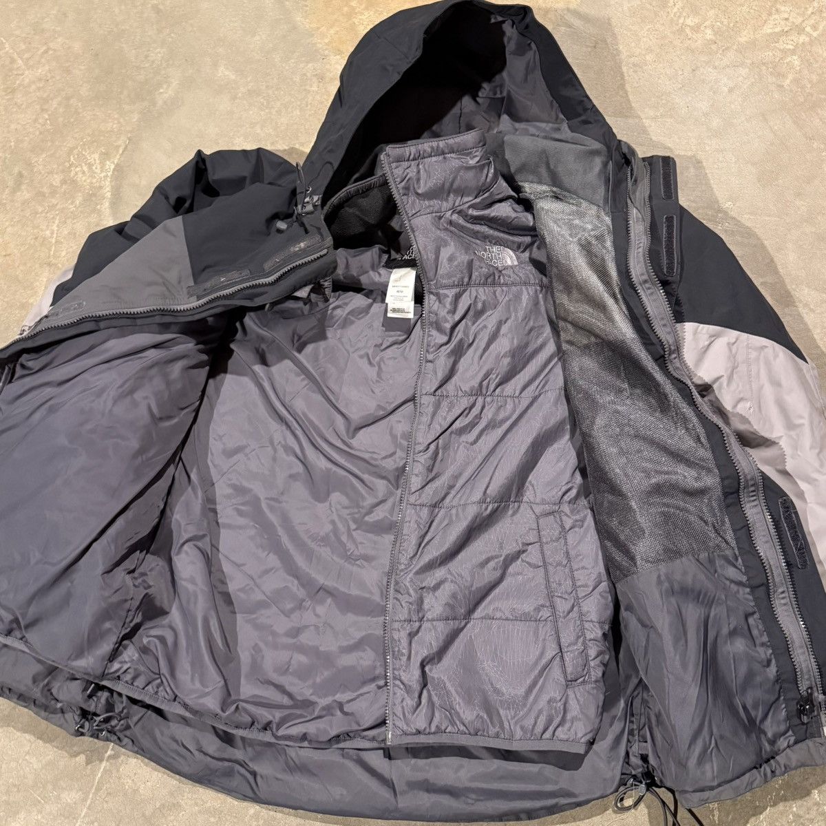 Vtg 2000s The North Face 2 in 1 Hyvent Shell Jacket Gorp
