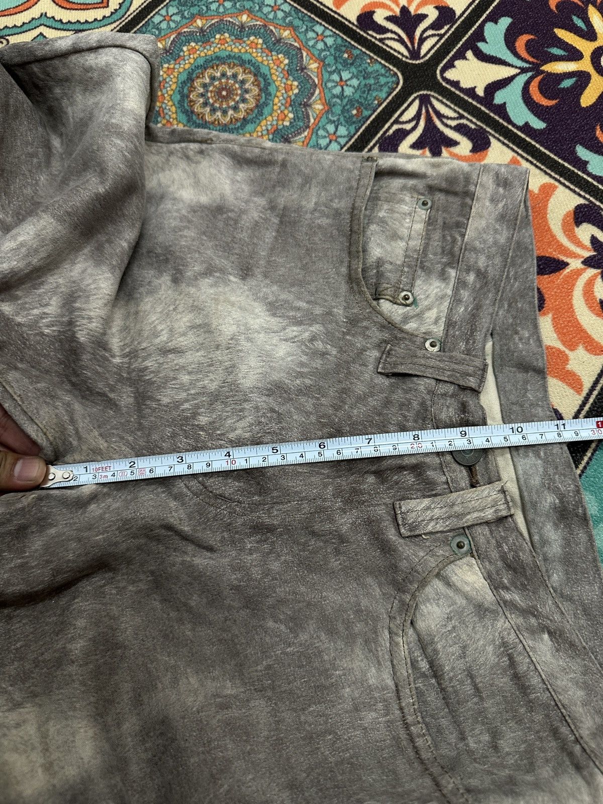 Yoshiyuki Konishi Yoshiyuki Konishi Ficce Uomo Acid Wash Flare Pants Size US 28 / EU 44 - 19 Thumbnail