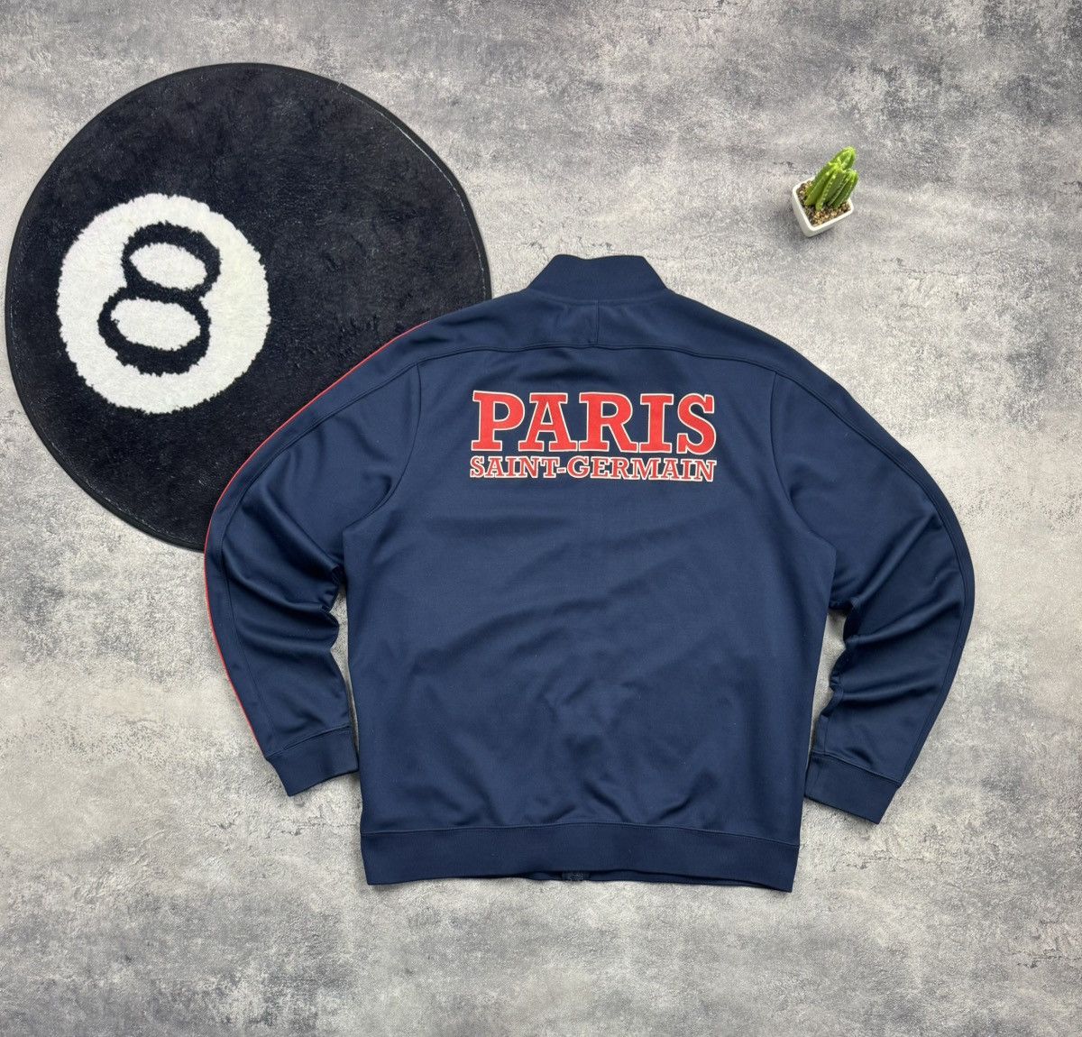 Nike Nike Paris Saint-Germain PSG Track Jacket Full Zip Soccer Size US XL / EU 56 / 4 - 11 Thumbnail