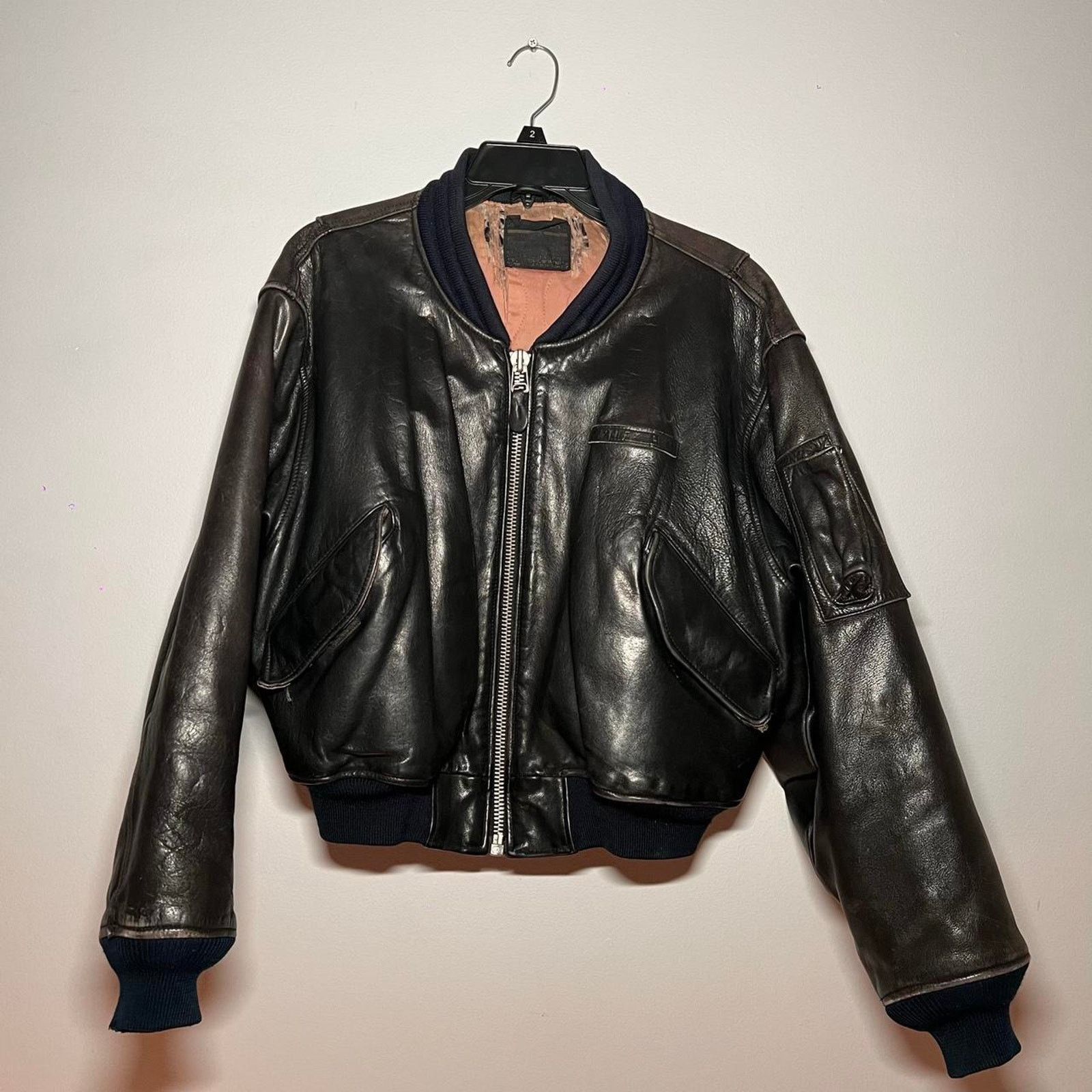 Avirex Avirex vintage leather jacket size Size US M / EU 48-50 / 2 - 1 Thumbnail