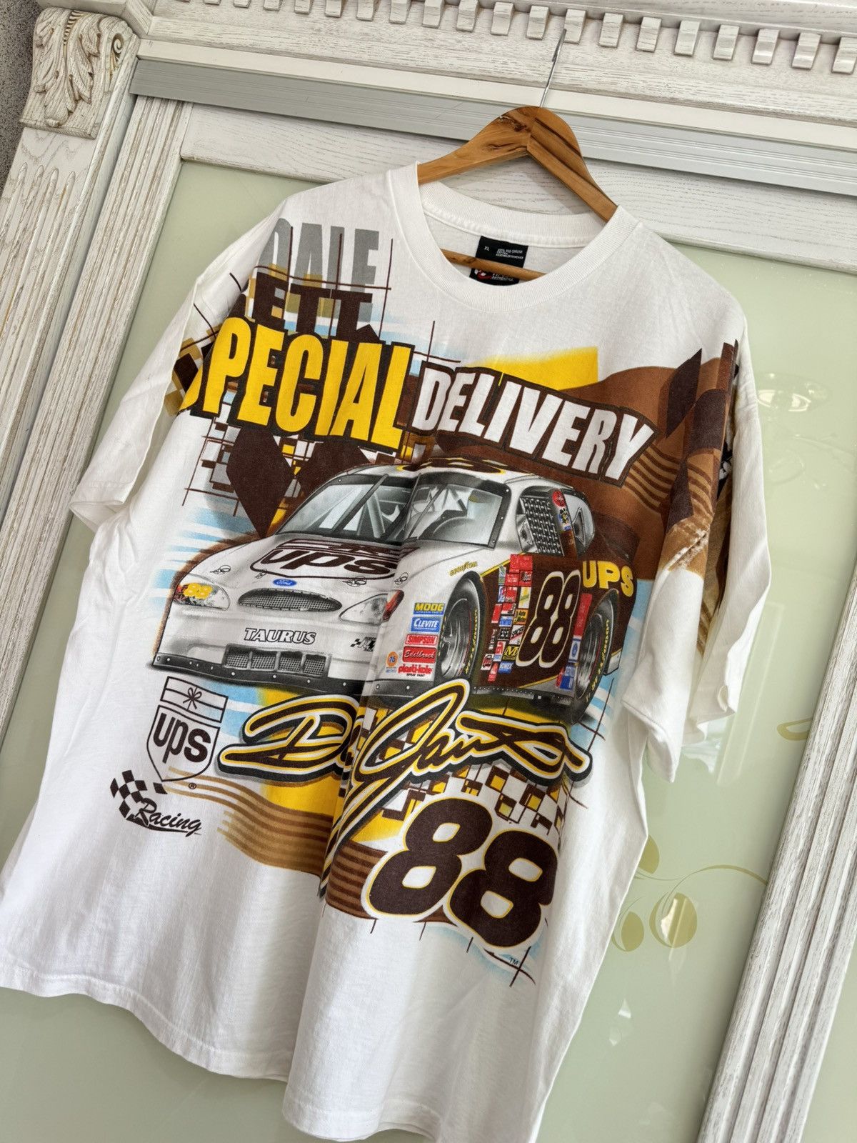 Chase Authentics × NASCAR × Vintage Vintage Nascar Dale Jarrett Tee Chase Authentic Racing Shirt Size US XL / EU 56 / 4 - 5 Thumbnail