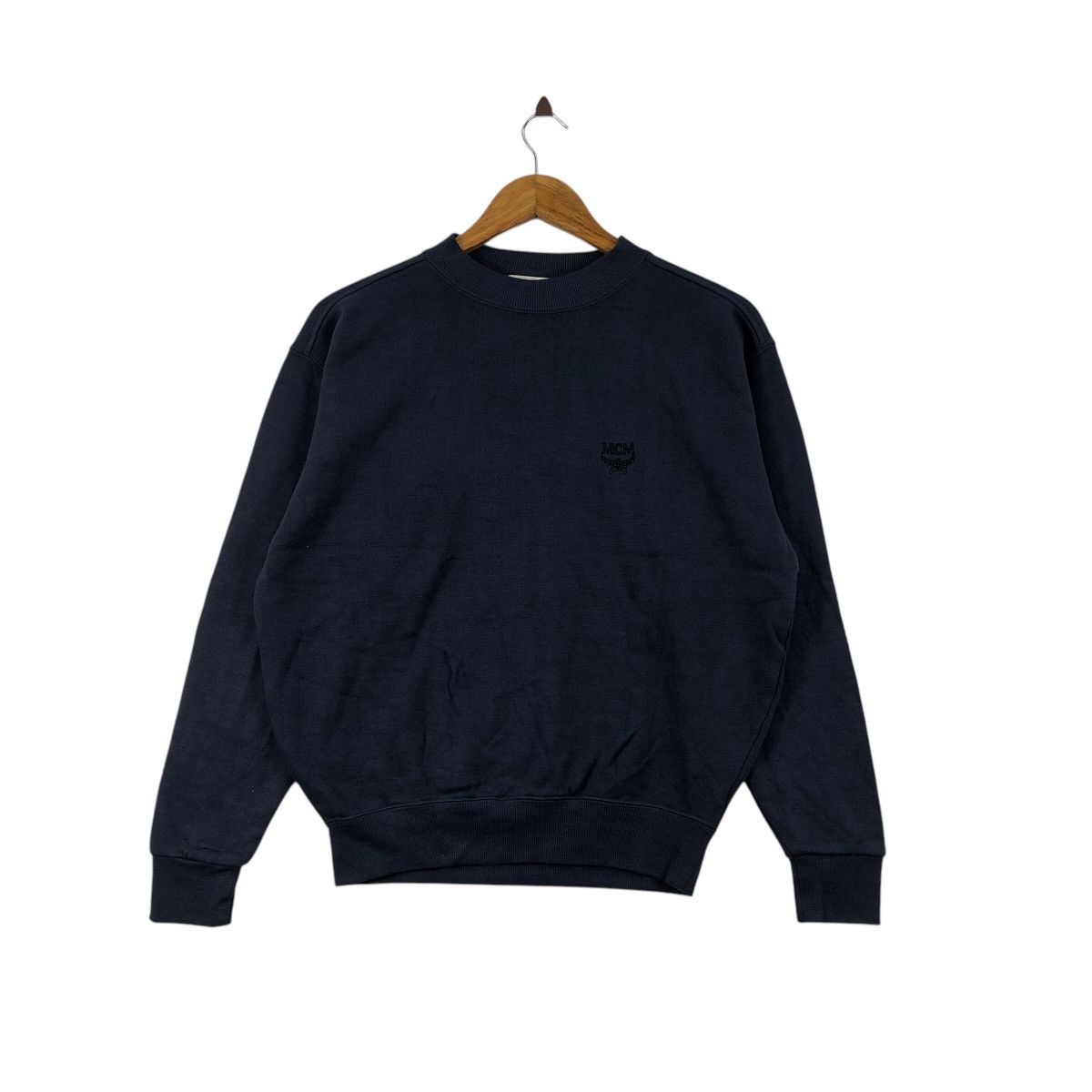 MCM × Vintage Vintage MCM Sweatshirt Embroidered Logo Crewneck Size US M / EU 48-50 / 2 - 1 Thumbnail