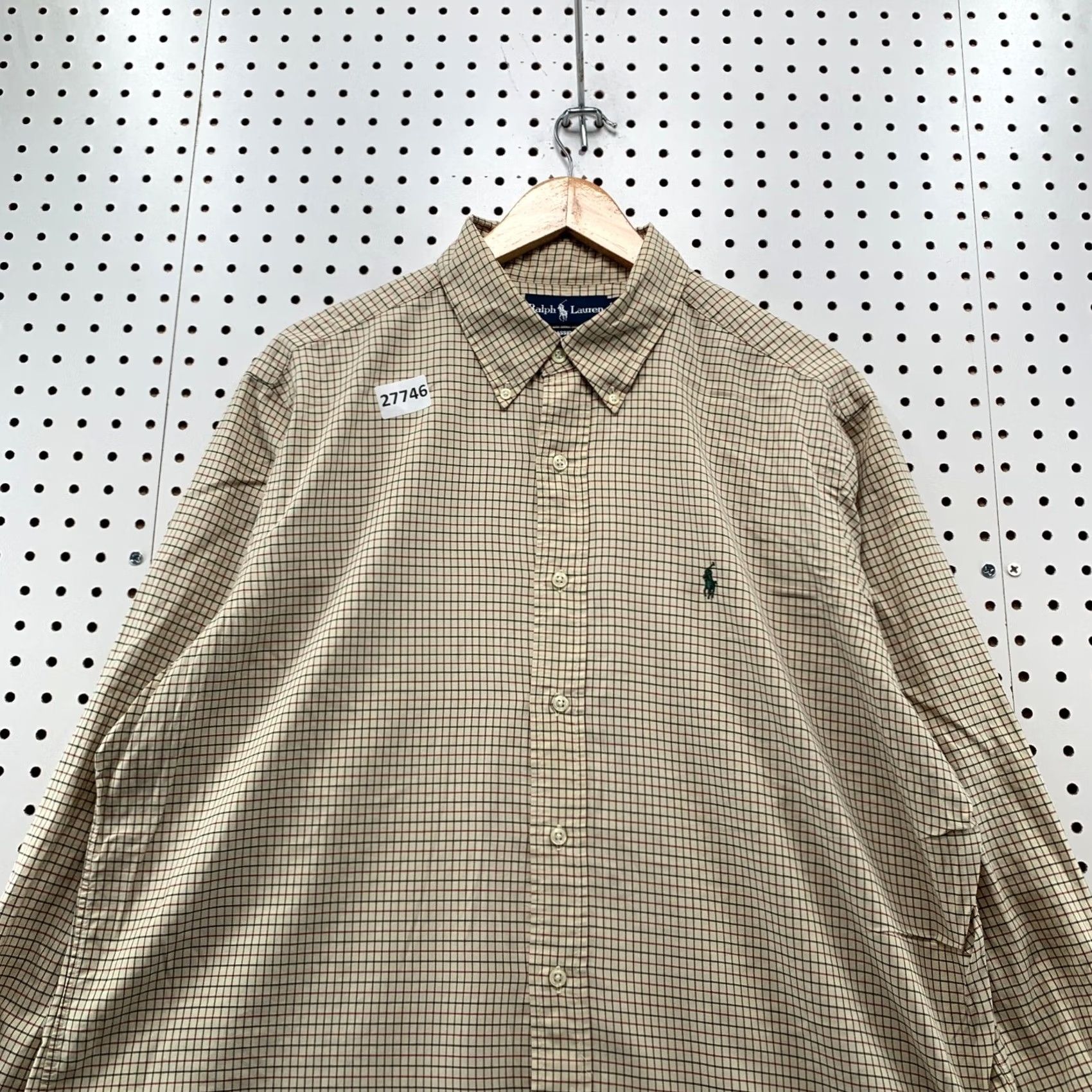 Ralph Lauren Ralph Lauren Shirt Brown Red Check Green Pony Mens L Classic Button Down Size US XL / EU 56 / 4 - 5 Thumbnail