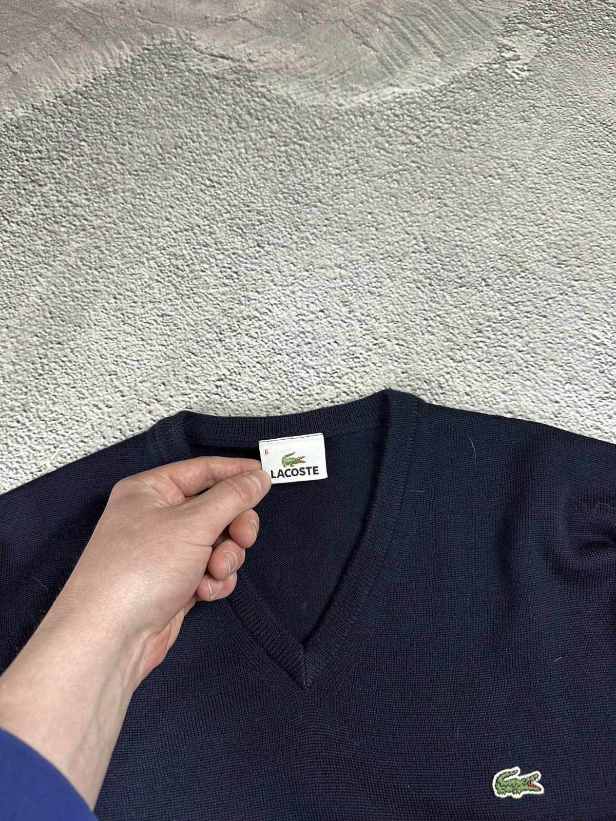 Lacoste Vintage Lacoste Wool Sweater Y2K Old Money Style Size US L / EU 52-54 / 3 - 5 Thumbnail