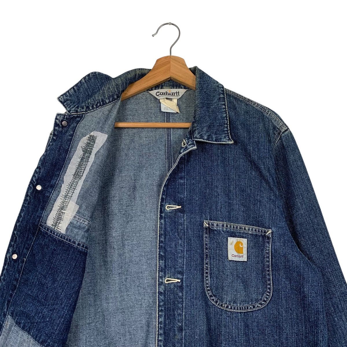 Carhartt Vintage Carhatt Denim Chore Jacket Size US L / EU 52-54 / 3 - 10 Thumbnail