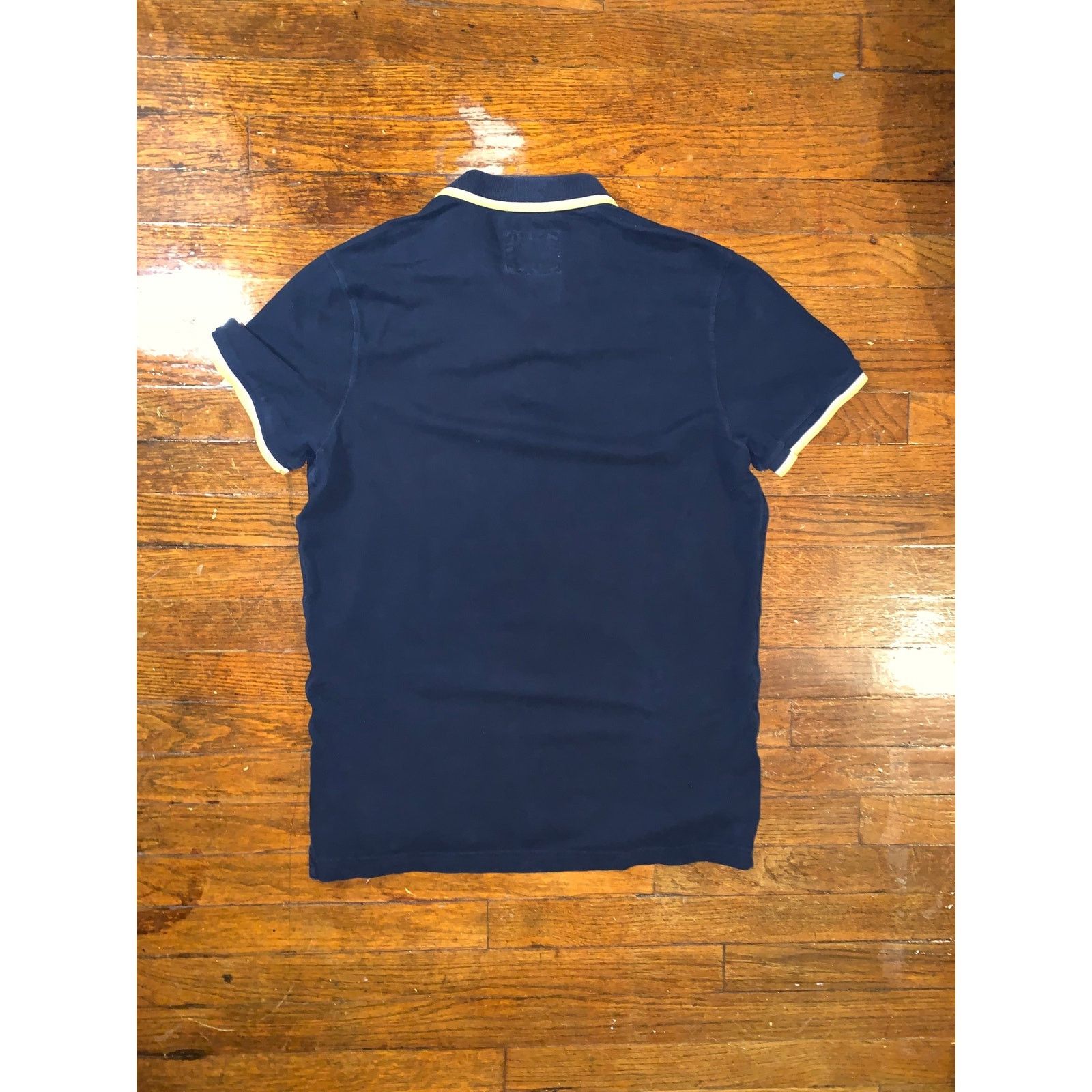Abercrombie & Fitch Abercrombie & Fitch Navy Blue Polo Shirt Muscle Fit Size L Size US L / EU 52-54 / 3 - 2 Thumbnail