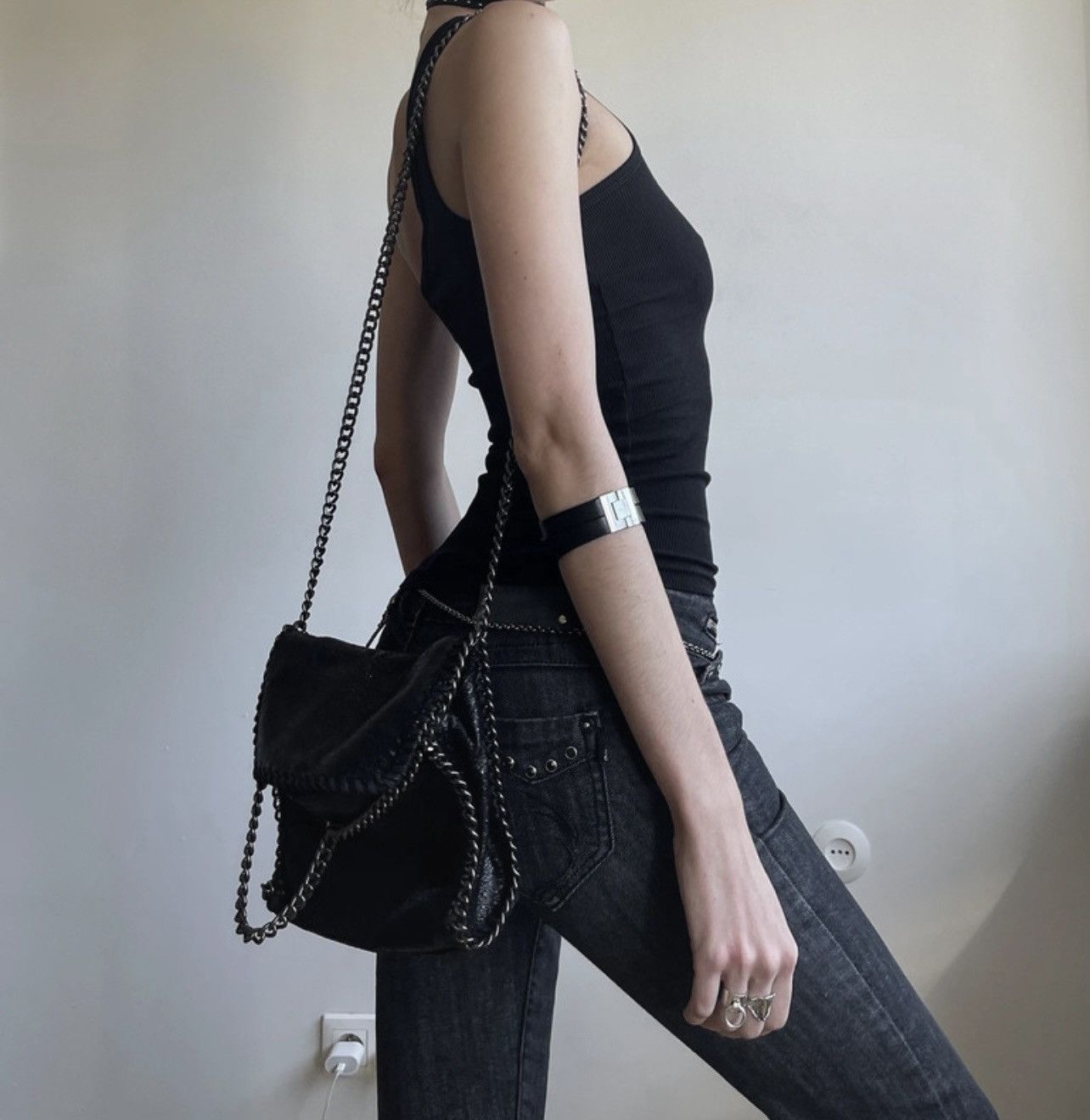 Other Shiny handbag on a metal chain, glamorous disco Size ONE SIZE - 4 Thumbnail