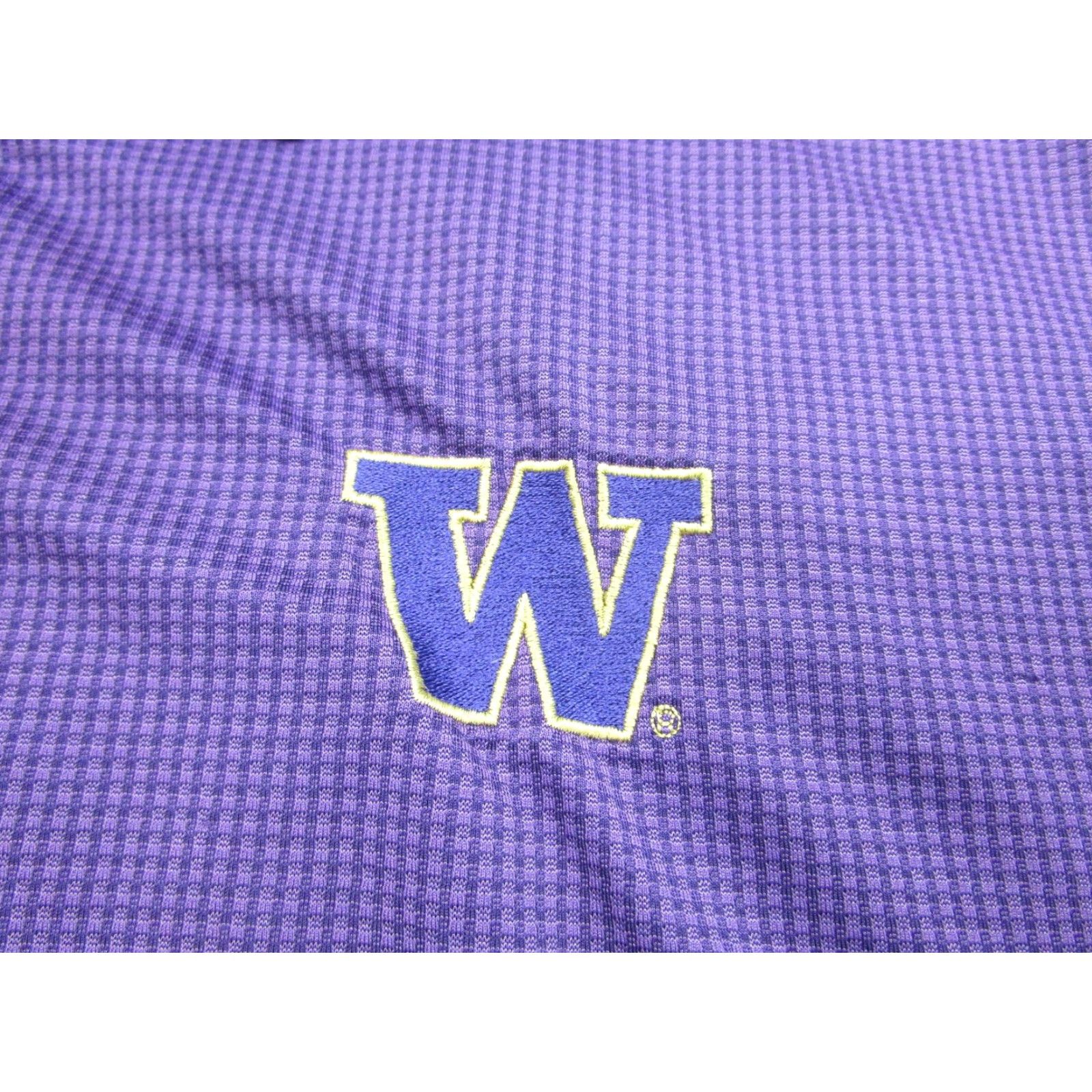 Vintage Washington Huskies Polo Shirt Antigua Performance NCAA W Patch Mens XL Size US XL / EU 56 / 4 - 3 Thumbnail