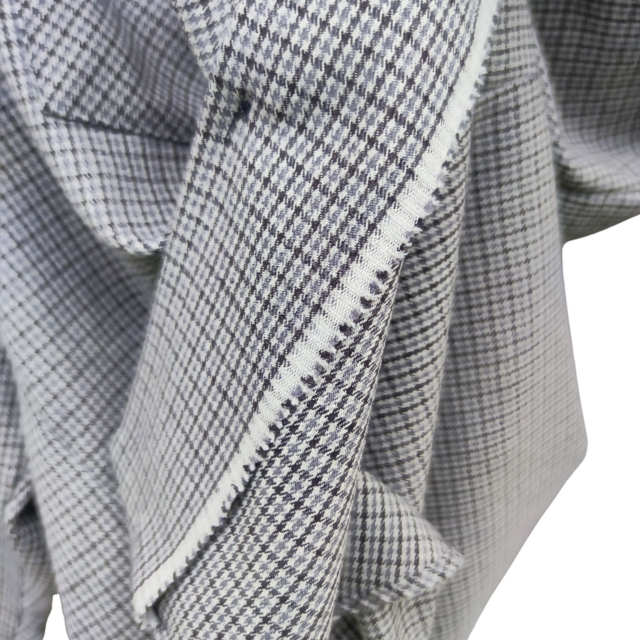 Vintage Vintage 70s Sir Walter Houndstooth Check Open Collar Size US L / EU 52-54 / 3 - 5 Thumbnail